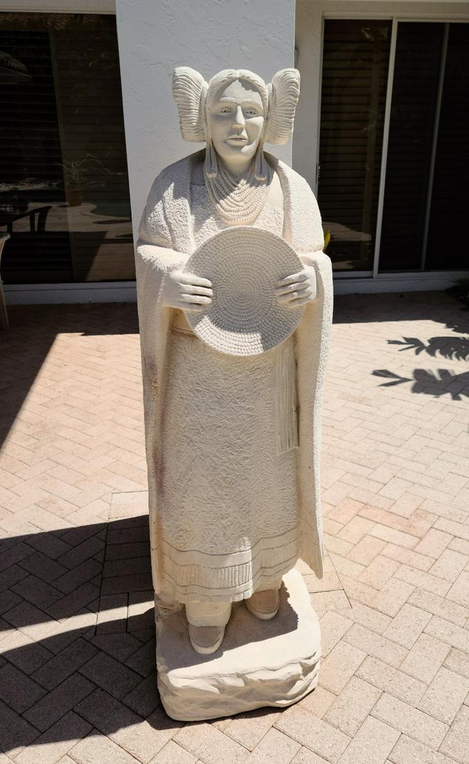 Tim Washburn (20th C.) Life-Size Sculpture (1 of 11)