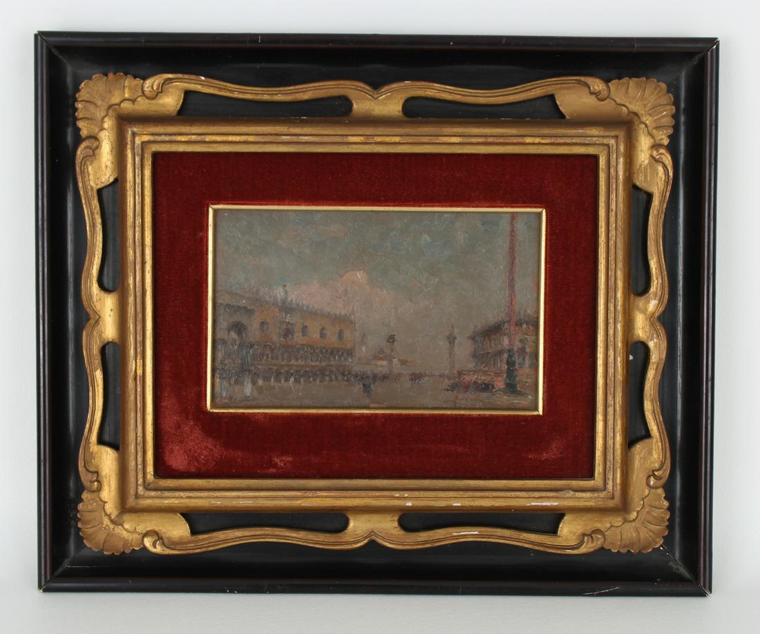 Signed, 19th C. Impressionist View of Venice Italy (1 of 4)