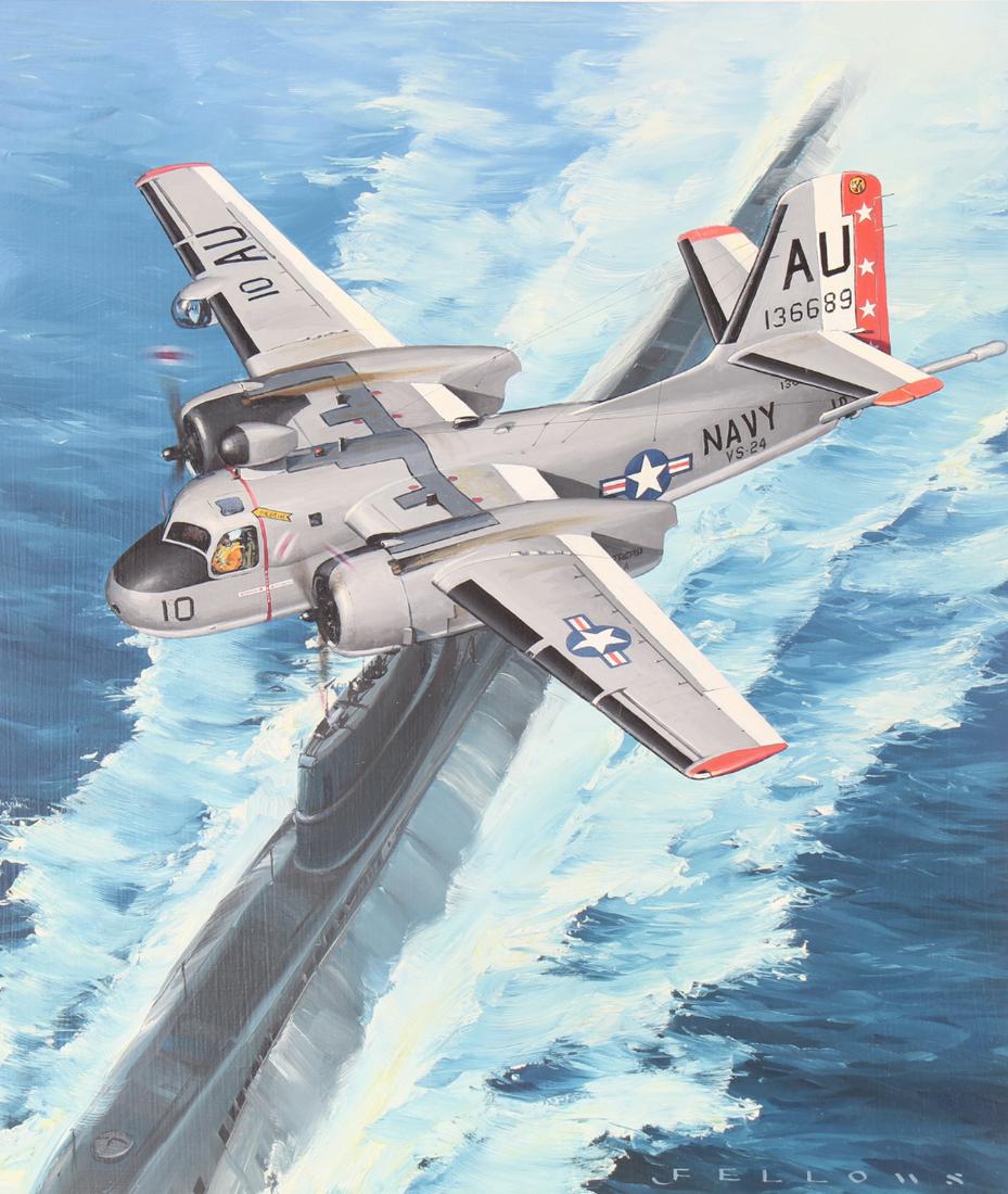 Jack Fellows (B. 1941) "Grumman S2F-1S1 Tracker" (1 of 5)