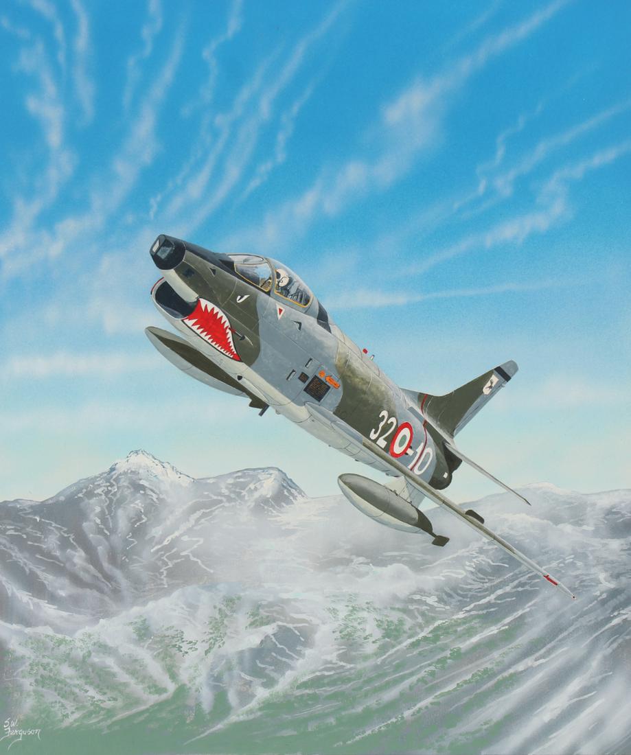 Steve Ferguson (B. 1946) "Fiat G91Y" (1 of 5)