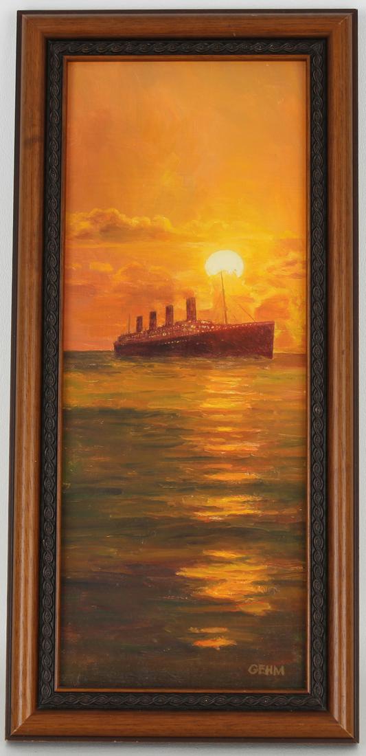 Charles Gehm (American, 20th C.) Titanic (1 of 2)