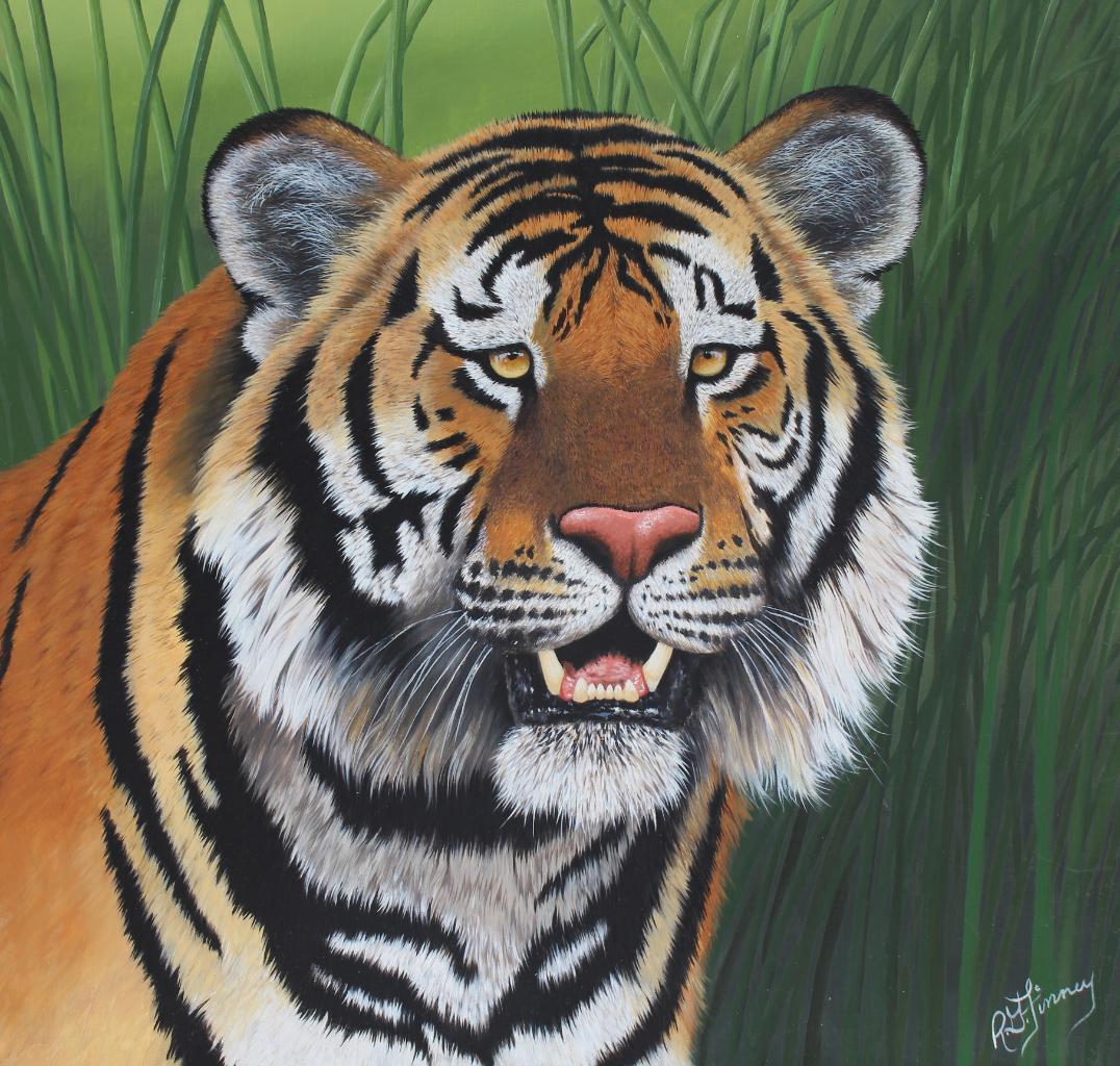 R.G. Finney (B. 1941) "Bengal Tiger" (1 of 3)