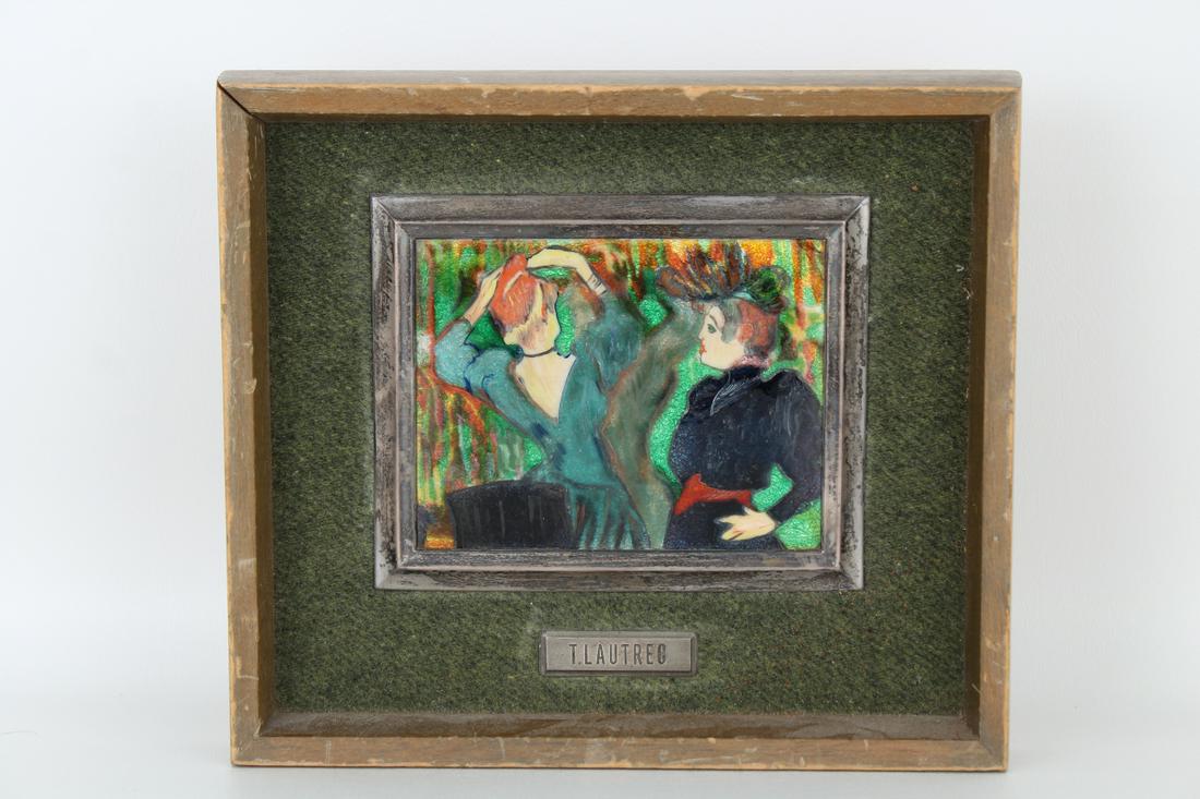 After Lautrec, Enameled Plaque (1 of 1)