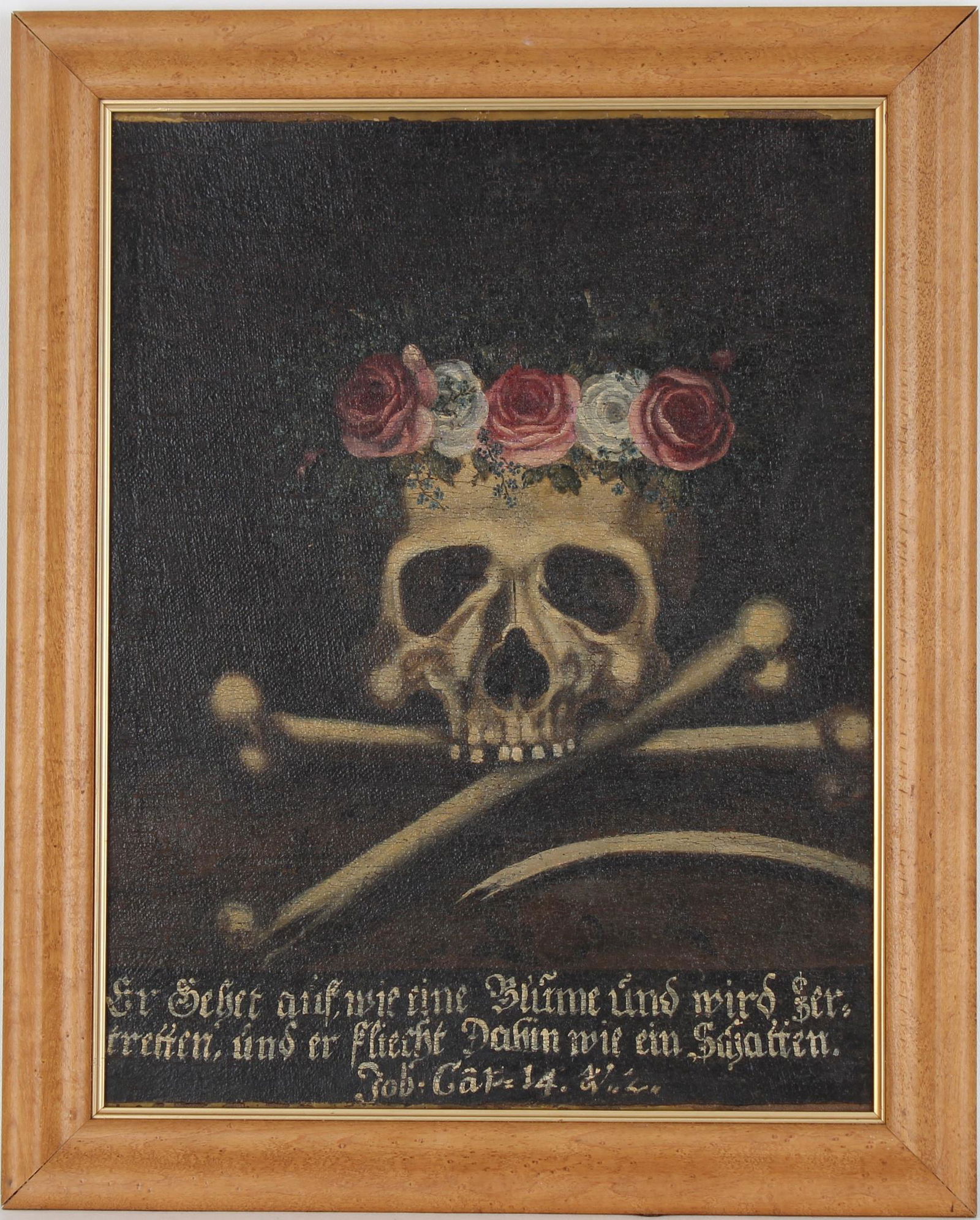 17th Century "Momento Mori" Painting (1 of 4)