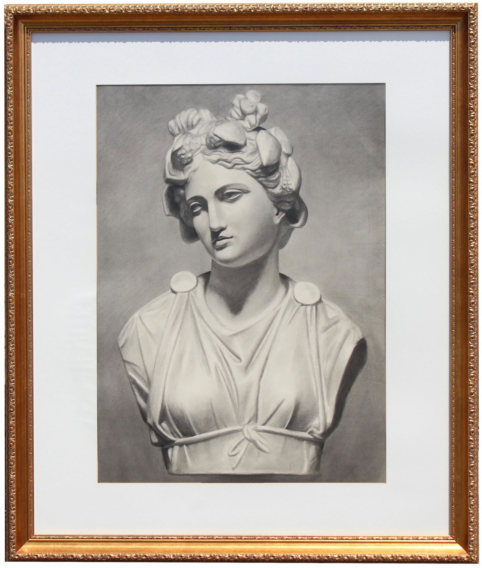 19th/20th C. French School "Bust of a Woman" (1 of 3)