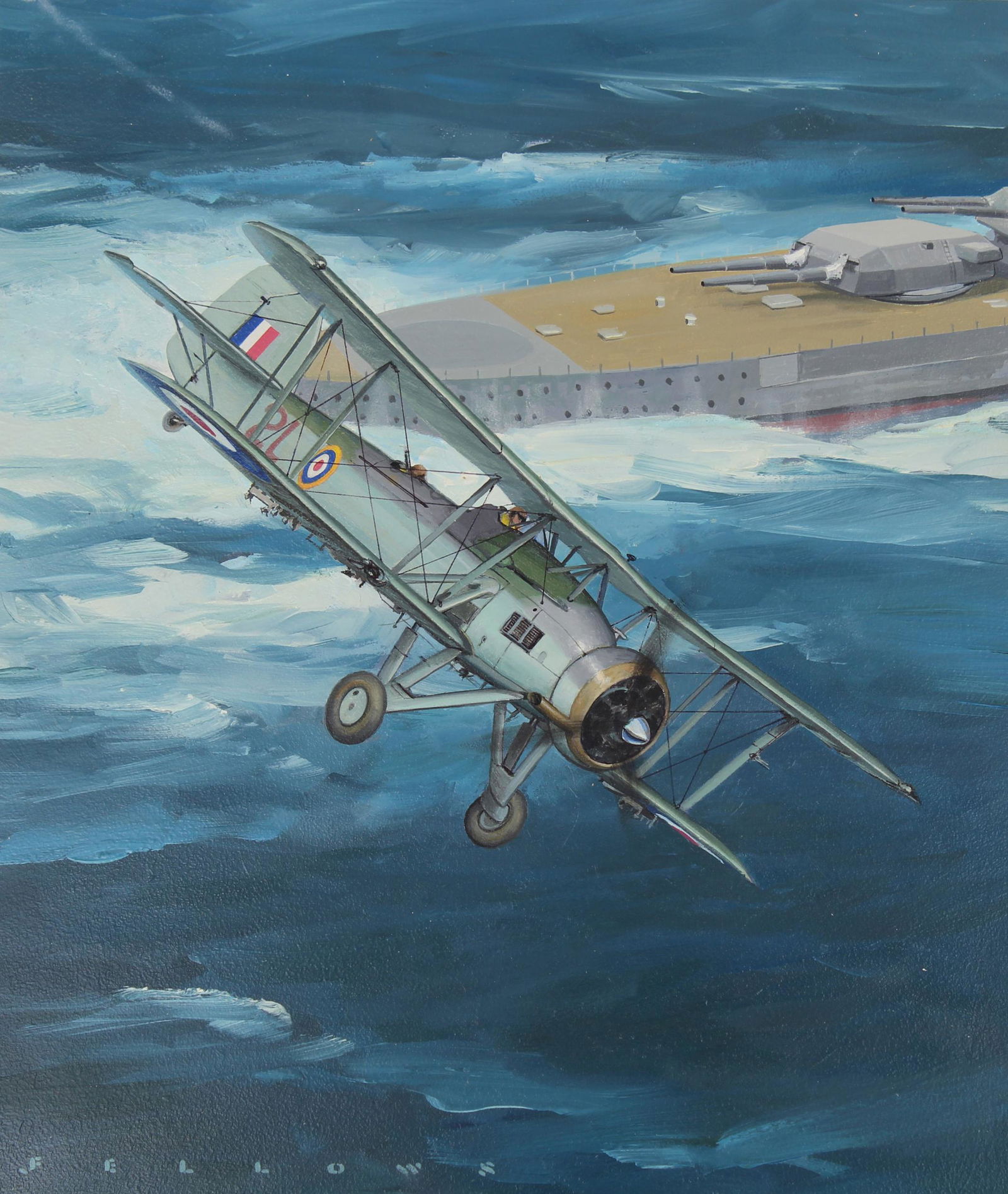 Jack Fellows (B. 1941) "Mk.I Swordfish" Original (1 of 5)