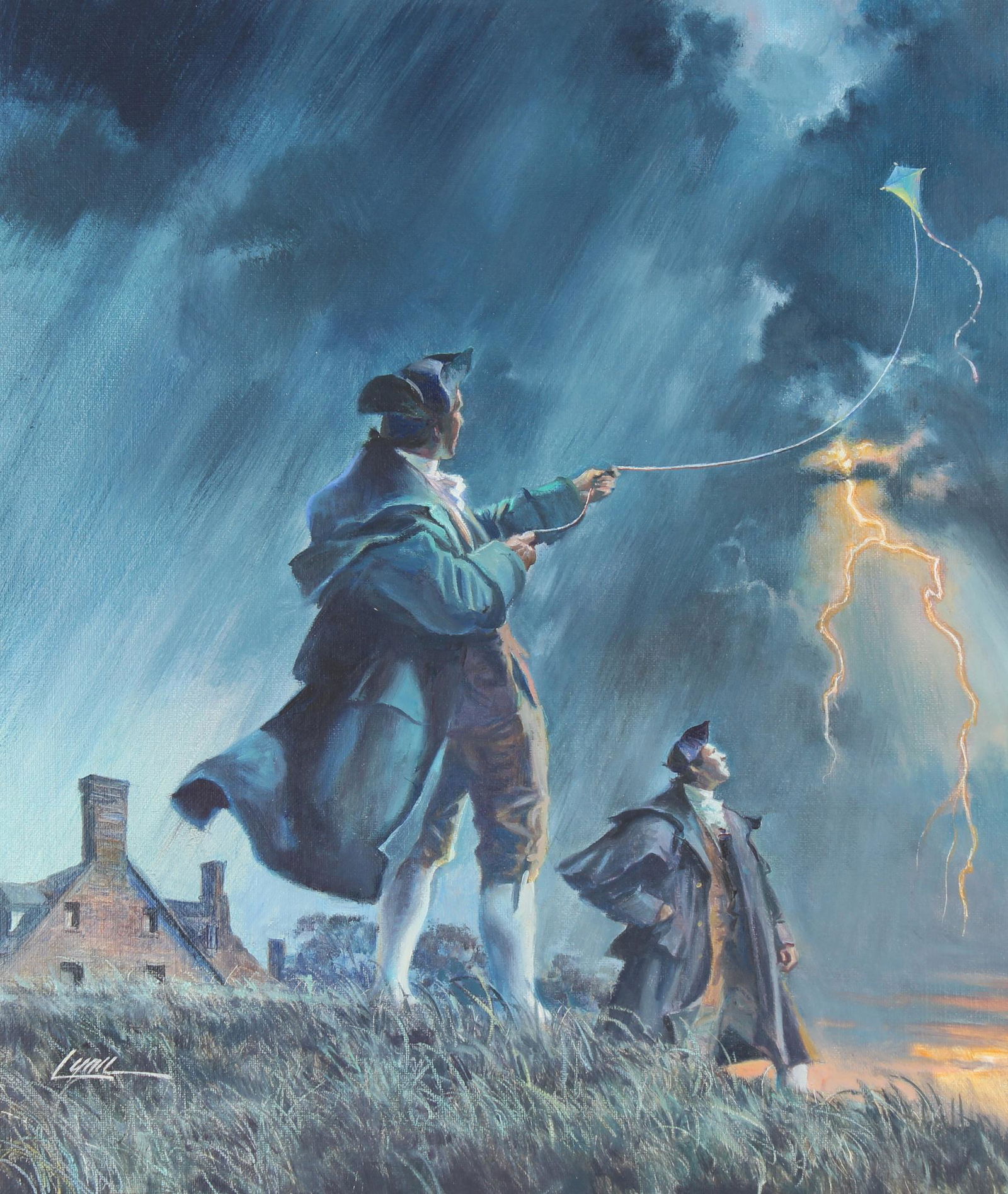 Dennis Lyall (B. 1946) "Scientist" (1 of 4)