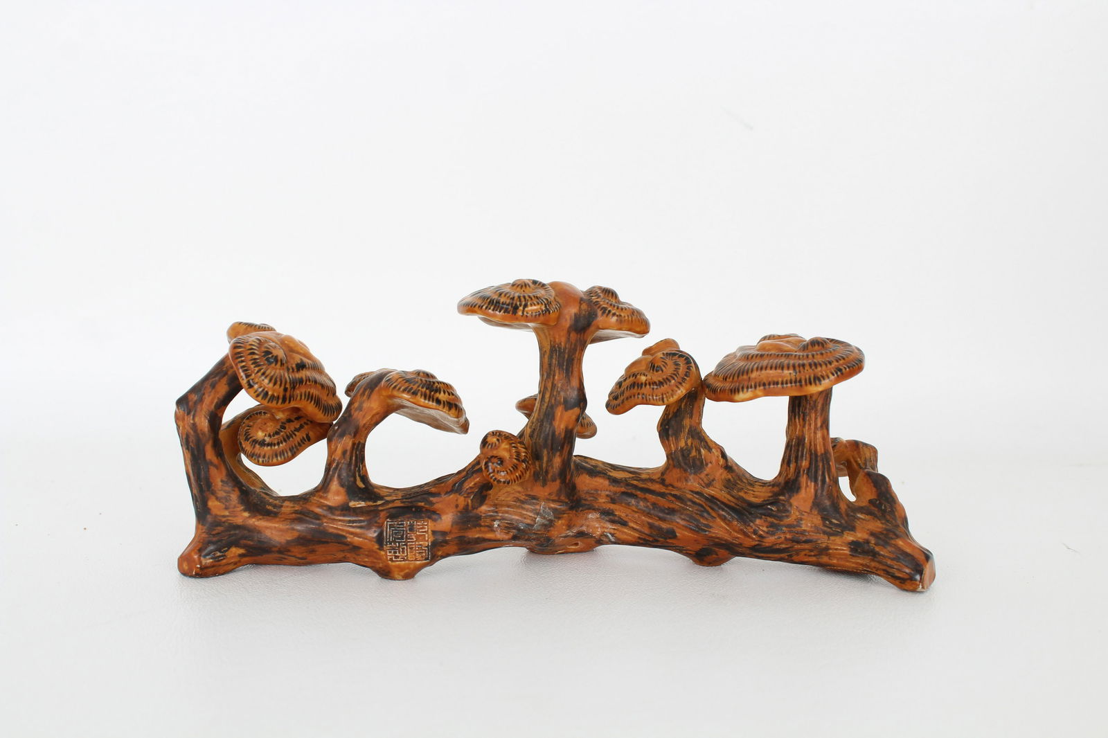 Unusual Chinese Ceramic Brush Rest, Qianlong Mark (1 of 3)