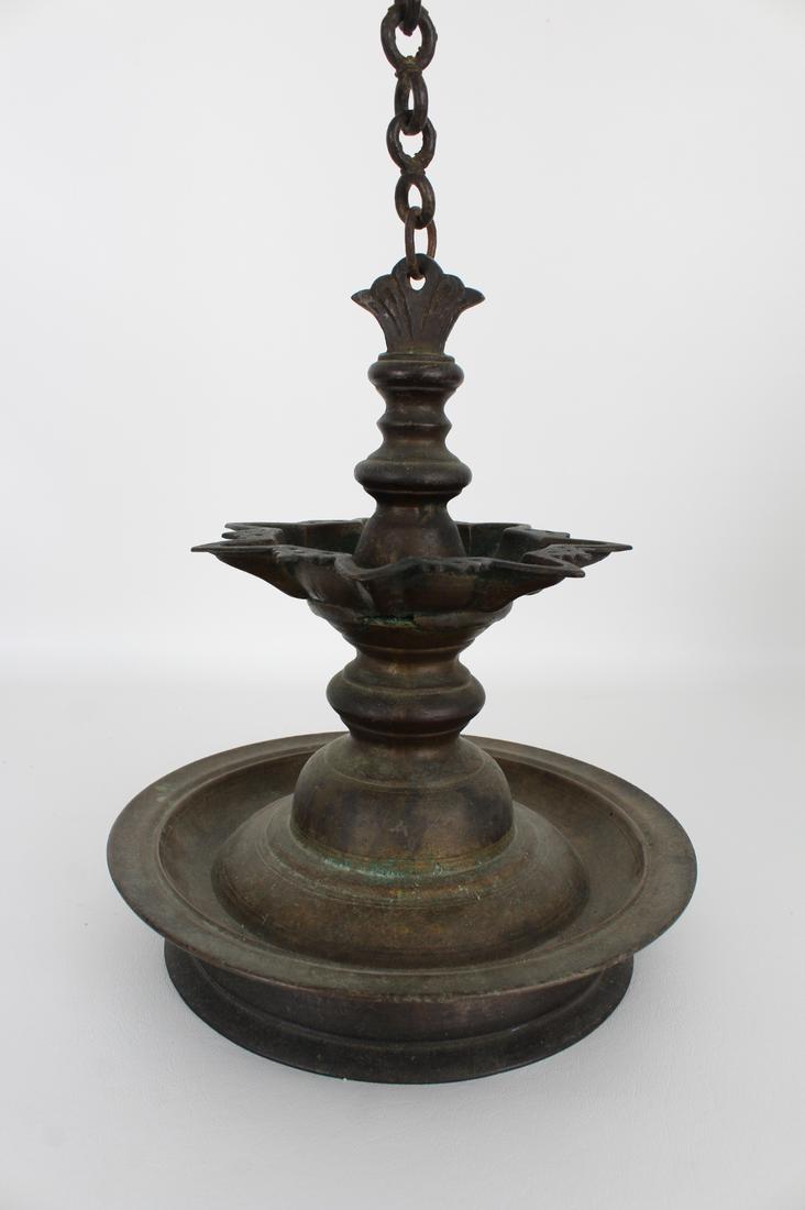 Antique Bronze Judaica Lamp (1 of 2)