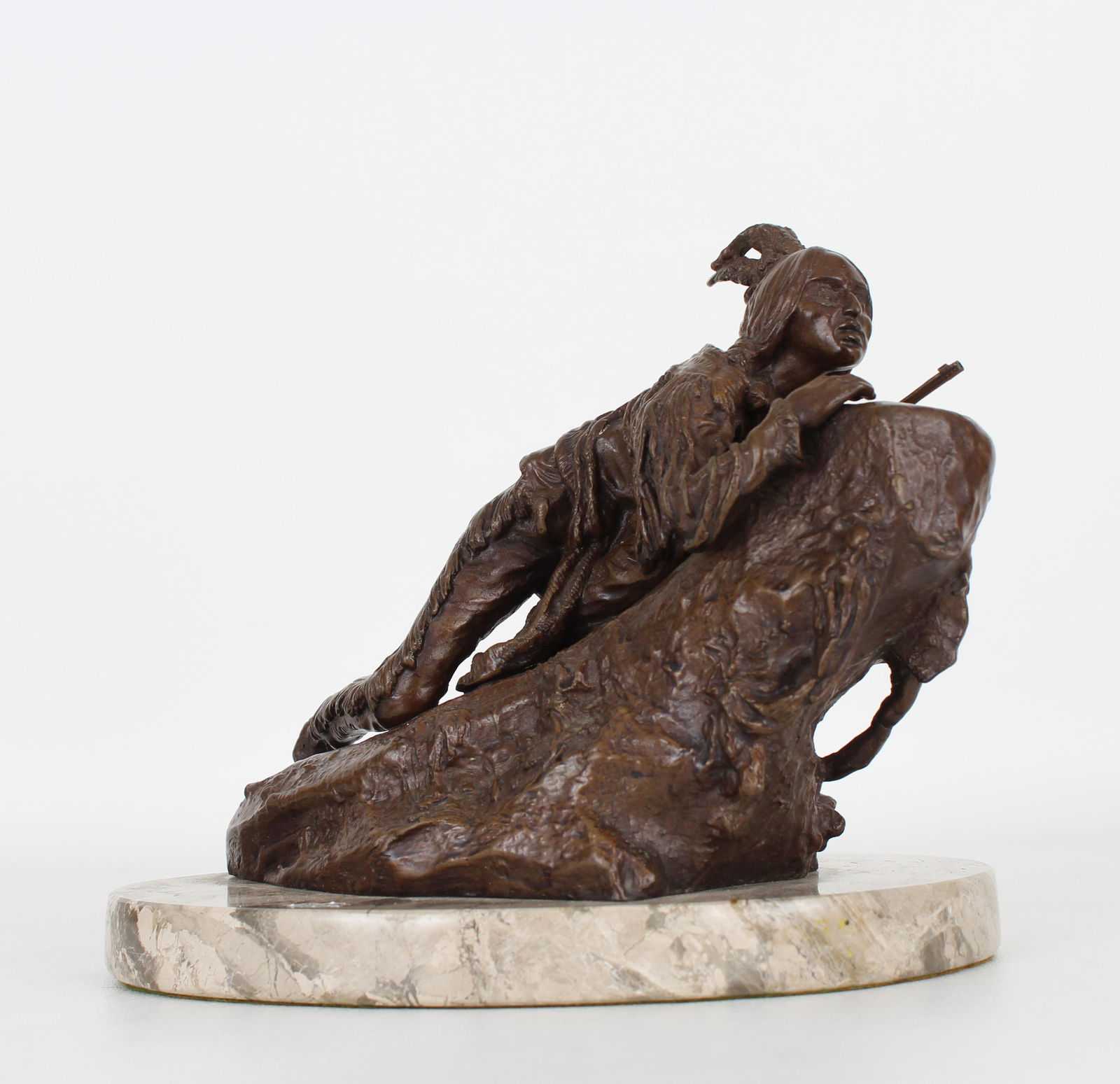 Carl Kauba (1865 - 1922) Indian Figure (1 of 6)