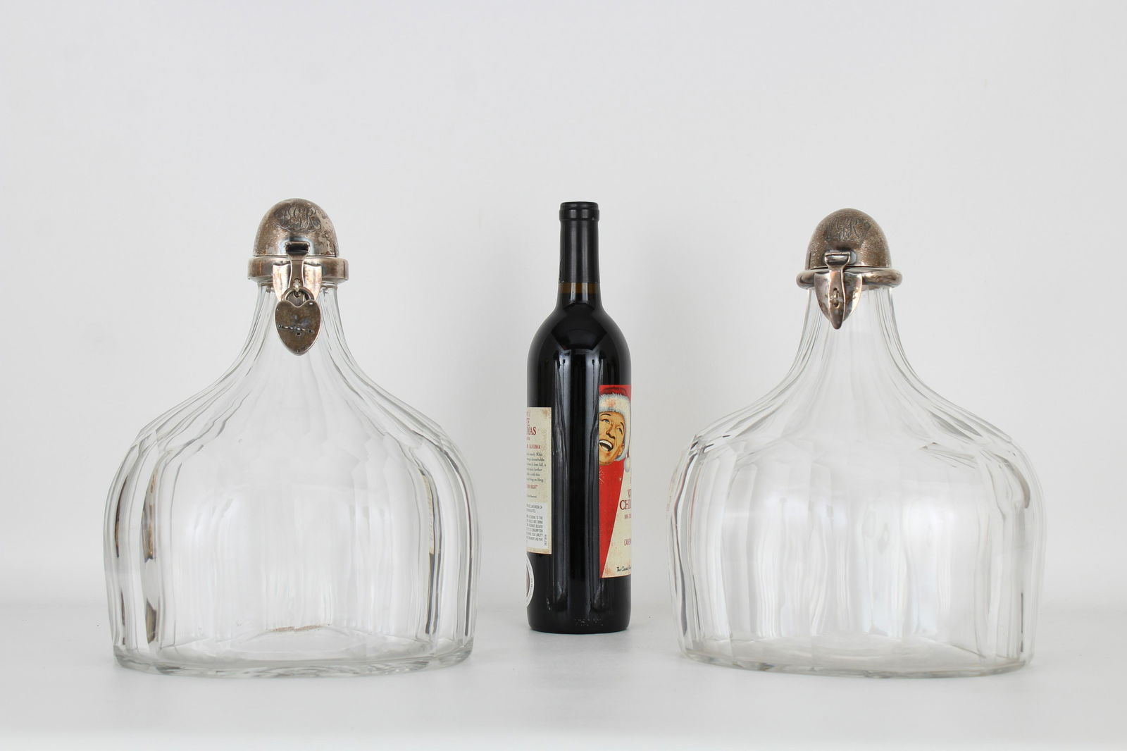 2 Large Sterling Silver/Crystal Tiffany Decanters (1 of 6)