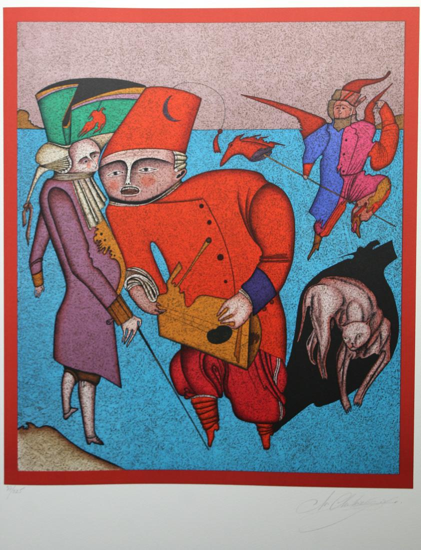 Mihail Chemiakin (B 1943) "Untitled VIII" (37/225) (1 of 4)