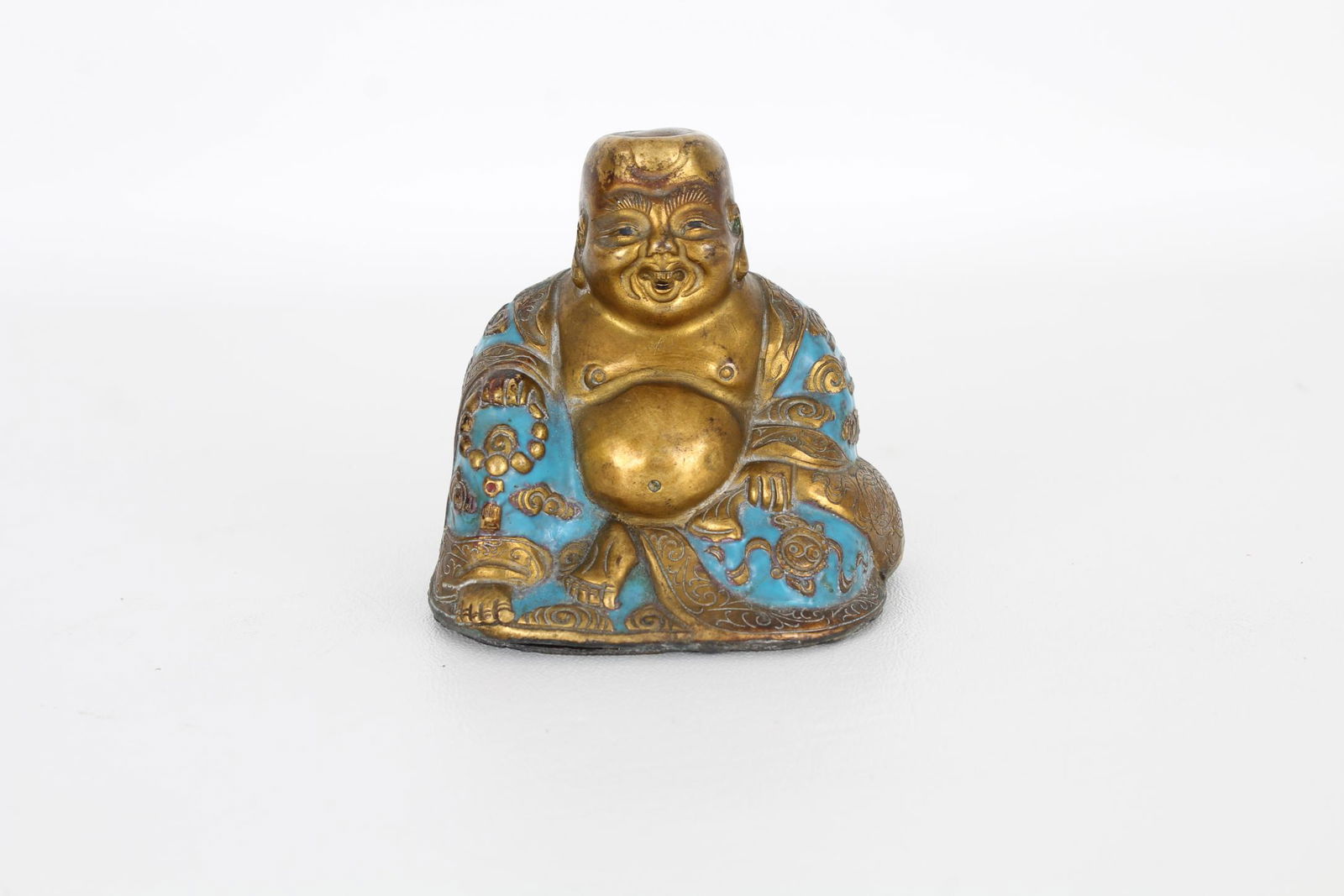Antique Chinese Seated Buddha Figure (1 of 5)