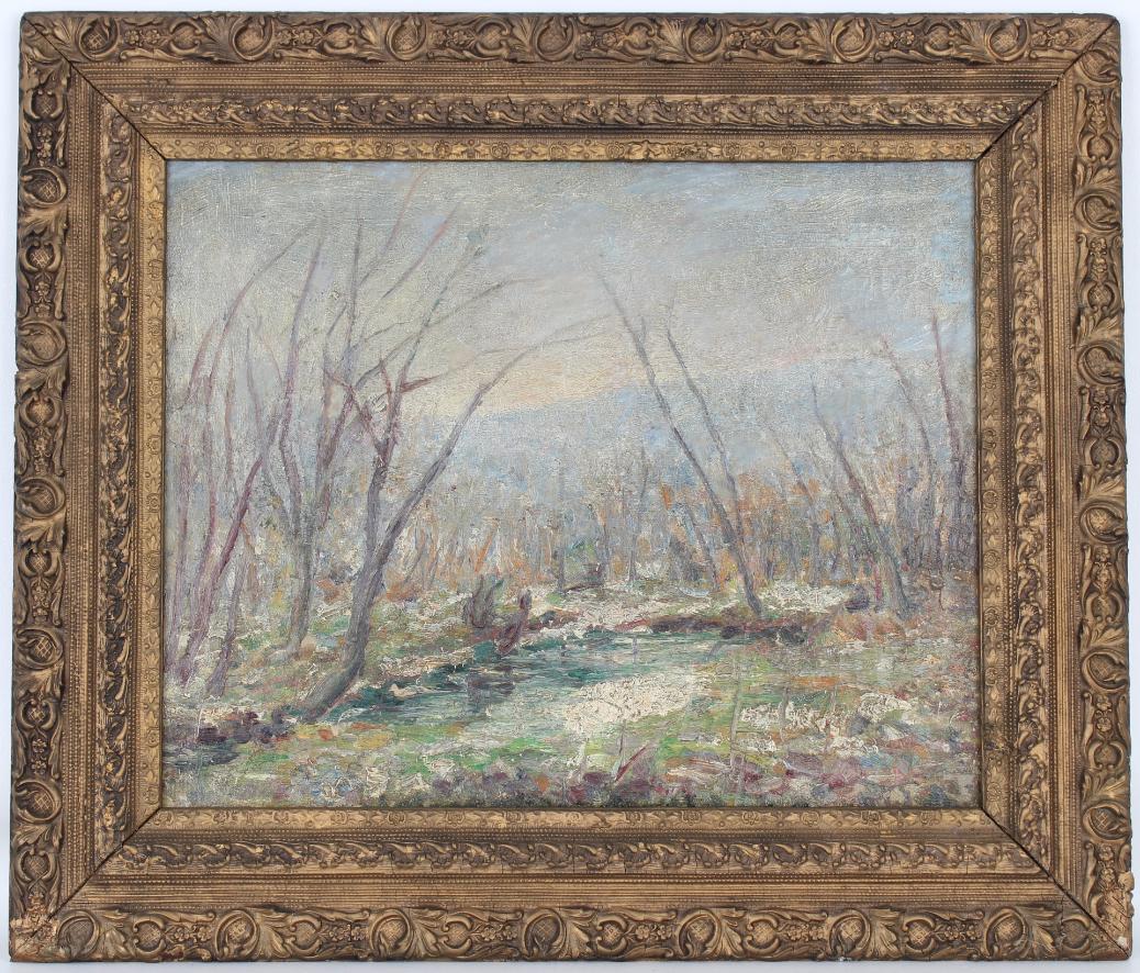 American School, Impressionist Wooded Landscape (1 of 3)