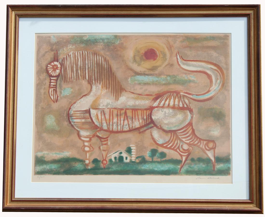 Aaron Bohrod (Illinois, 1907 - 1992) Color Litho (1 of 4)