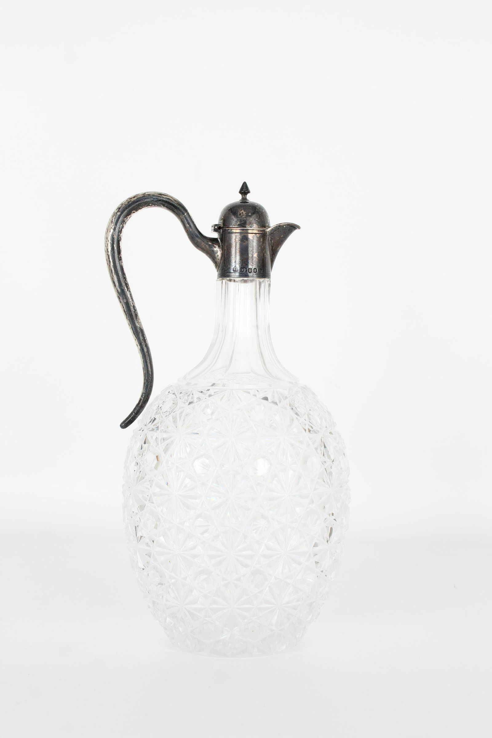 Sterling Silver/Cut Glass Claret Jug (1 of 4)