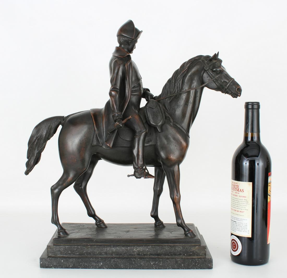 Signed, Bronze Napoleon Figure on Horseback (1 of 8)