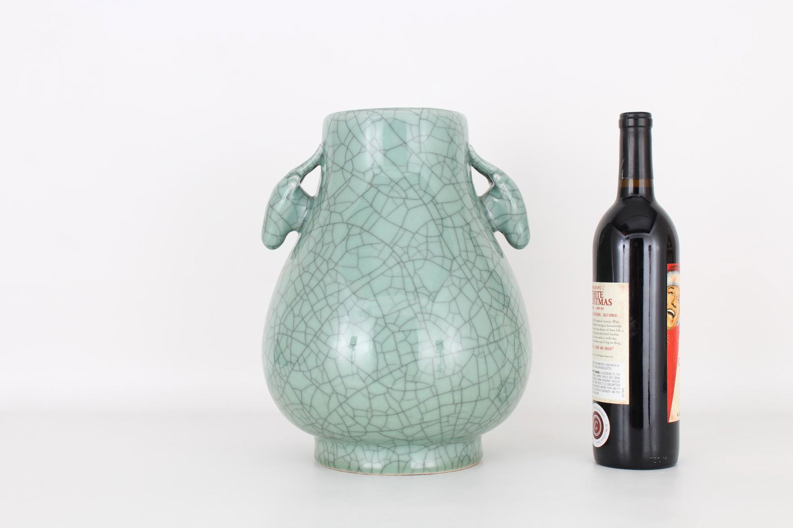 Large Chinese Ge-Type Porcelain Vase (1 of 5)