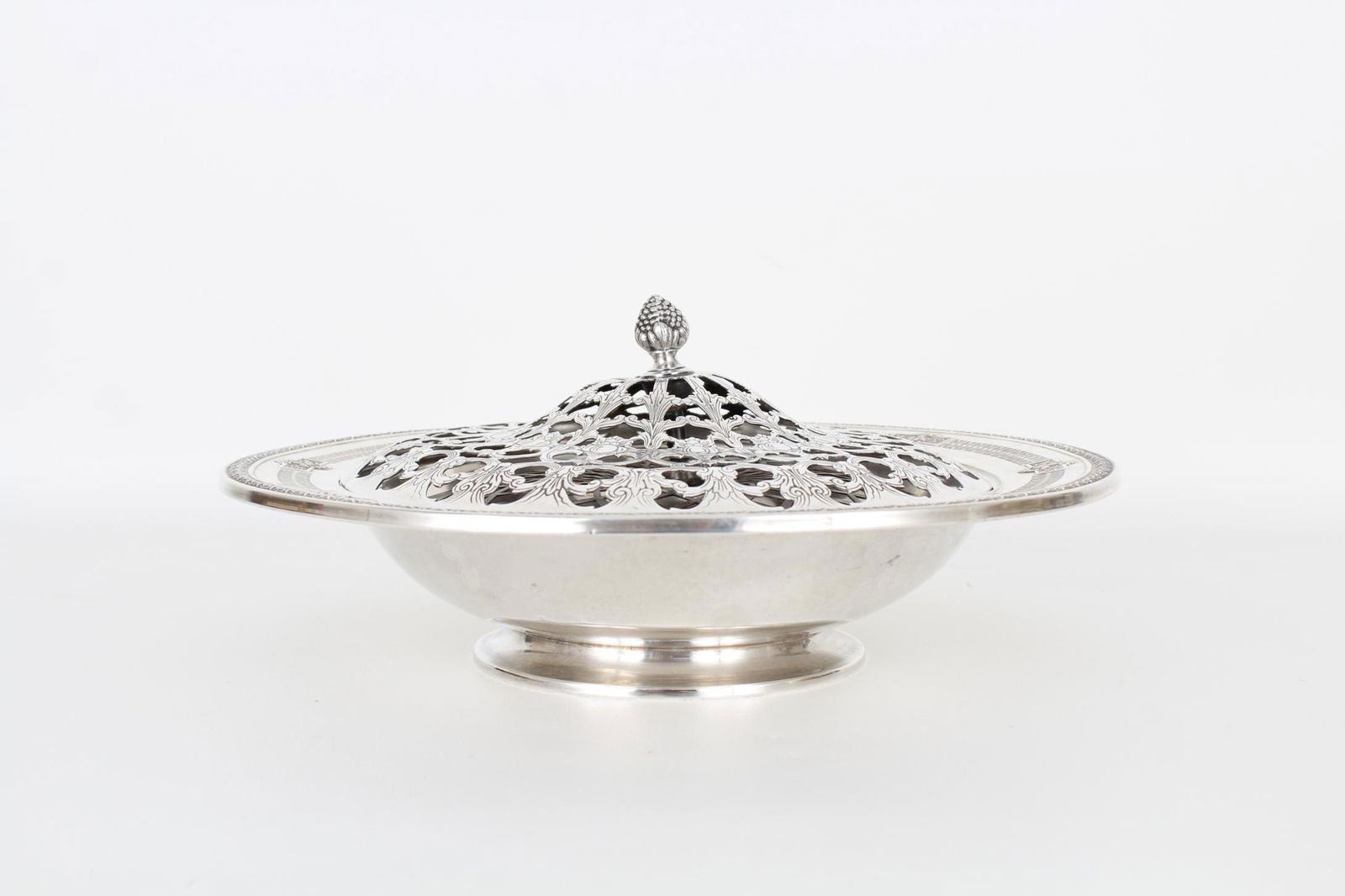 Sterling Silver Covered Dish (1 of 4)