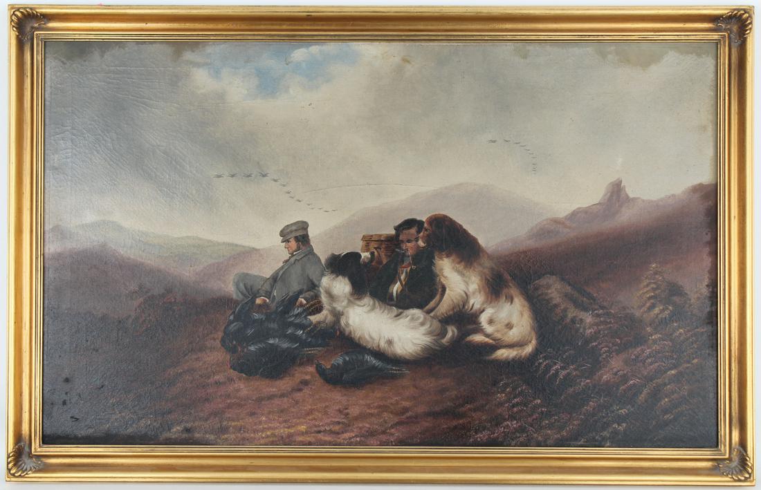19th C. European School Hunt Scene (1 of 3)