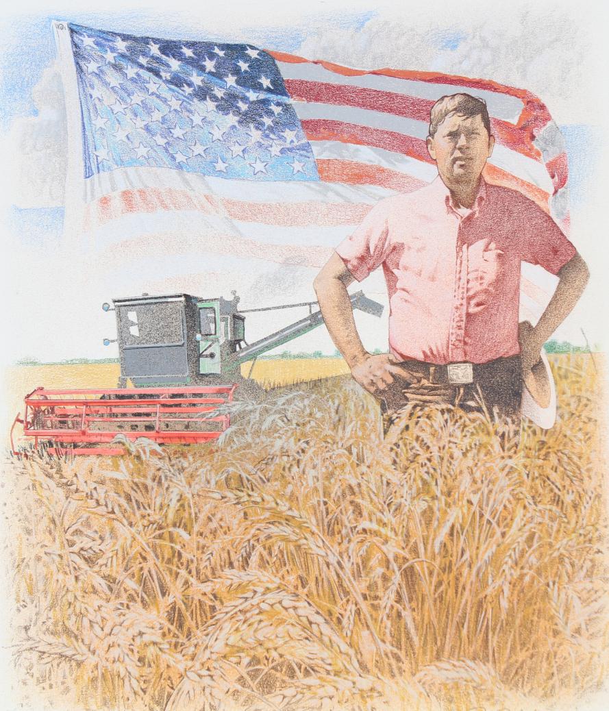 Jim Butcher (B. 1944) "Amber Waves of Grain" Oil (1 of 4)