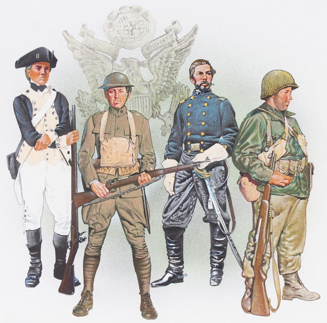 Jim Butcher (B. 1944) "Defenders of Freedom" Orig. (1 of 4)