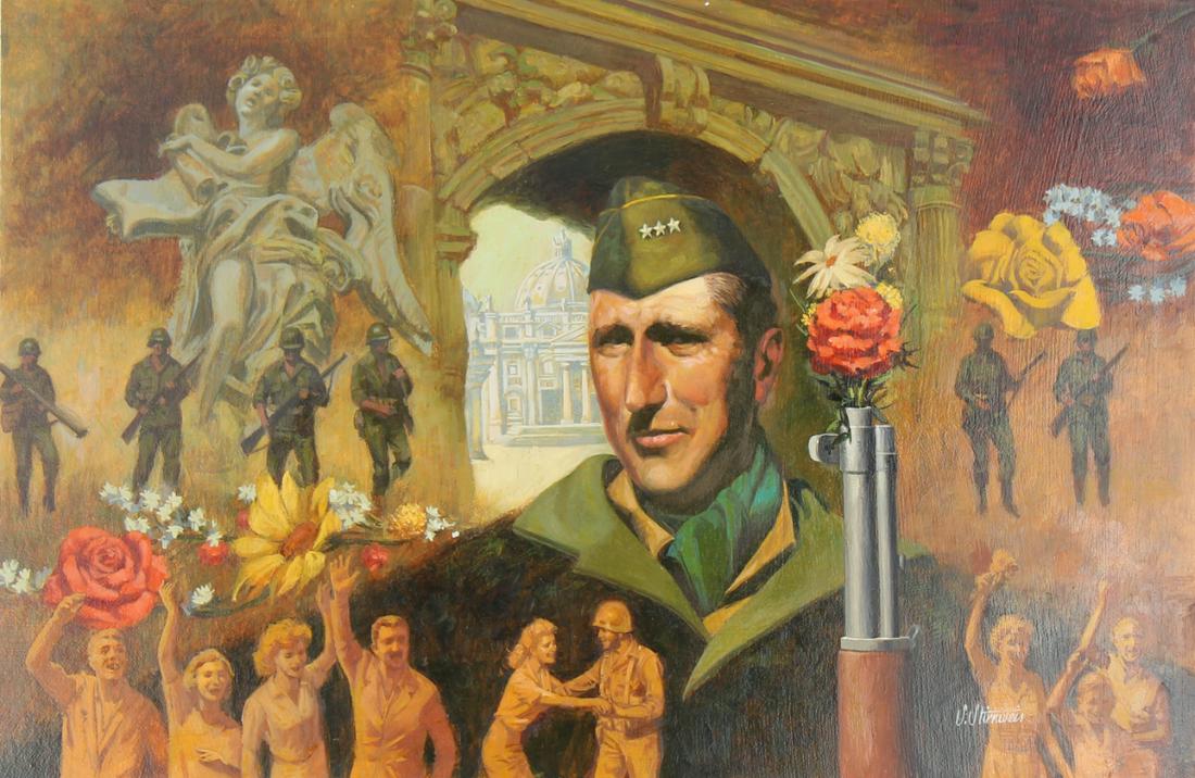 Shannon Stirnweis (B. 1931) "Rome Falls to Allies" (1 of 5)