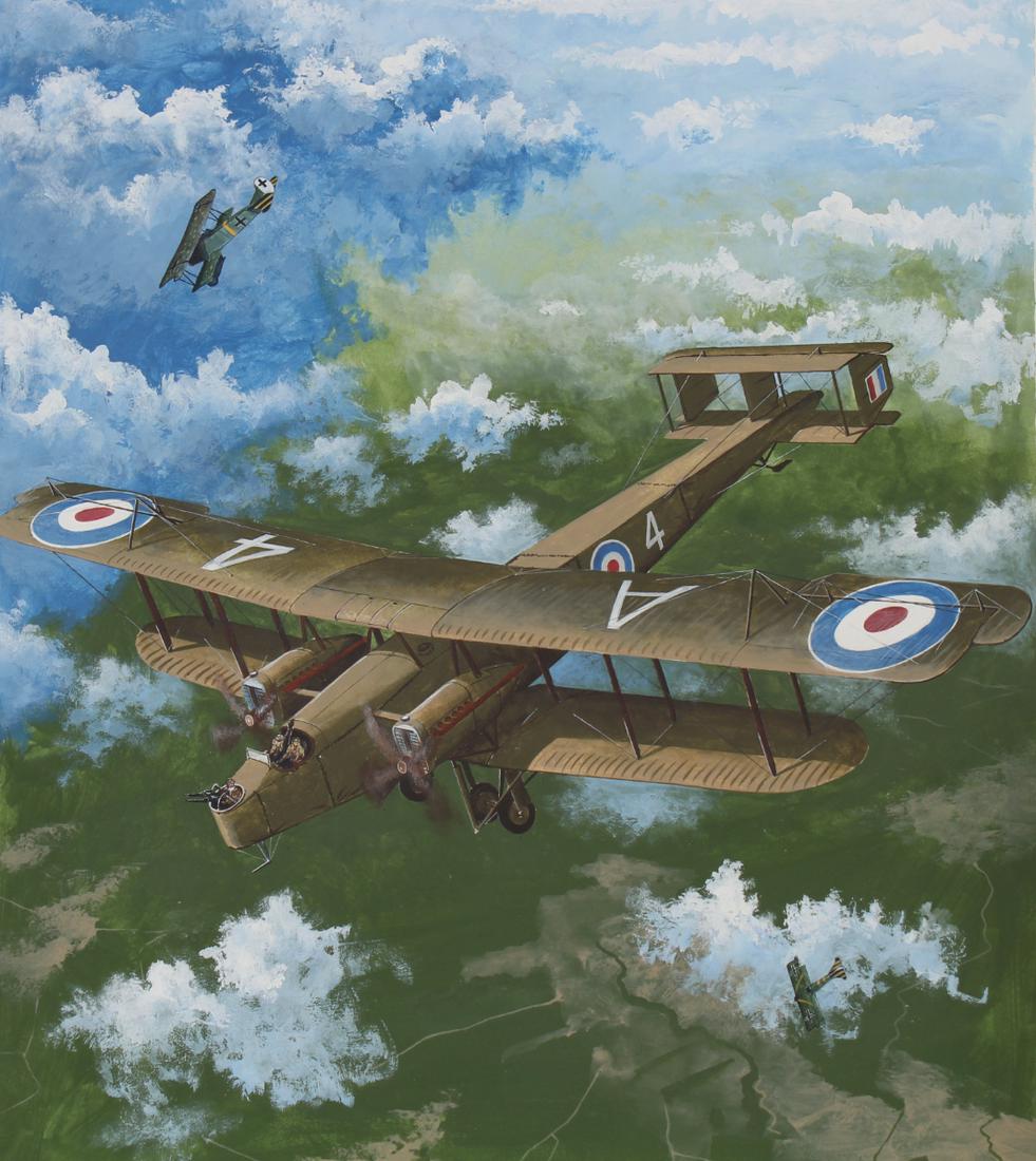 Steve Ferguson (B. 1946) "1917 Handley Page 0/400" (1 of 5)