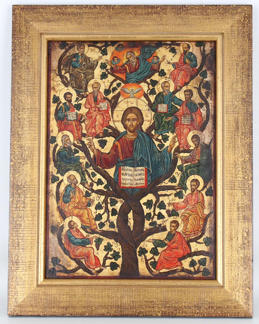 20th C. Figural Russian Icon (1 of 2)