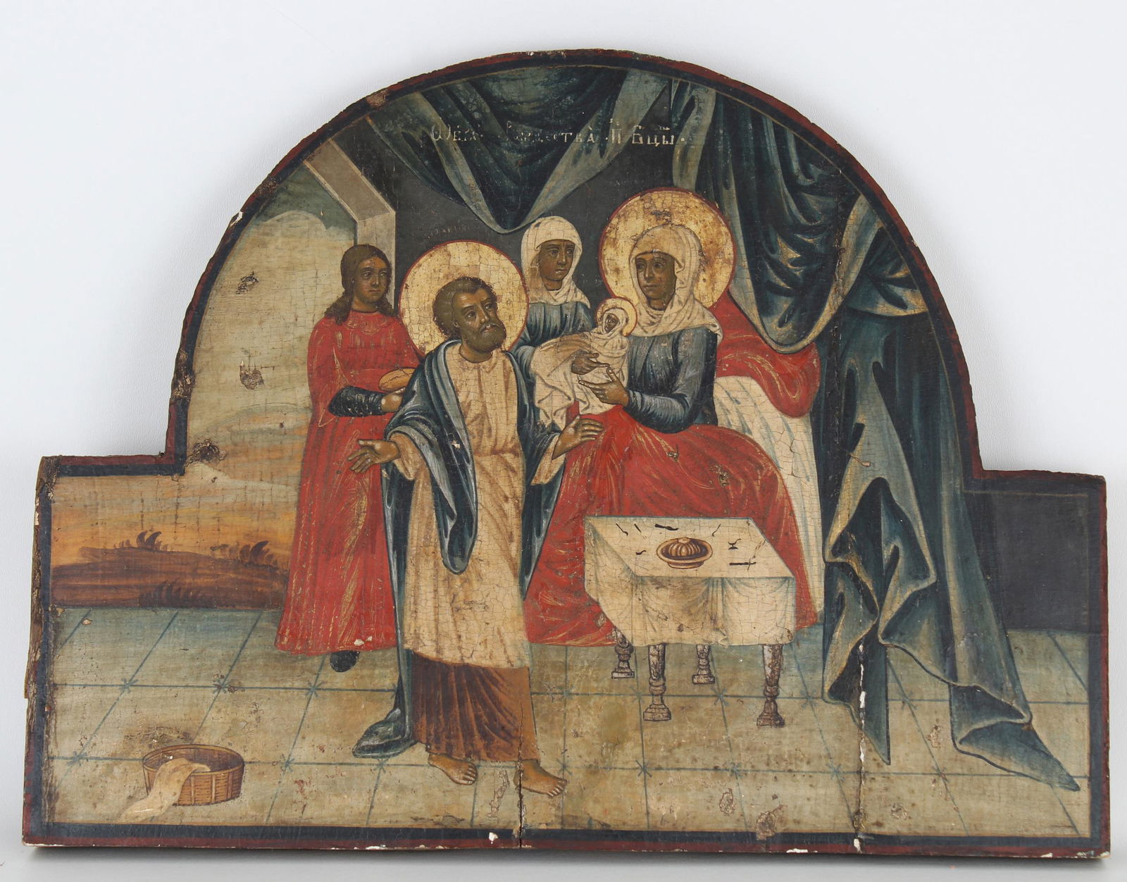 Antique Figural Russian Icon (1 of 4)