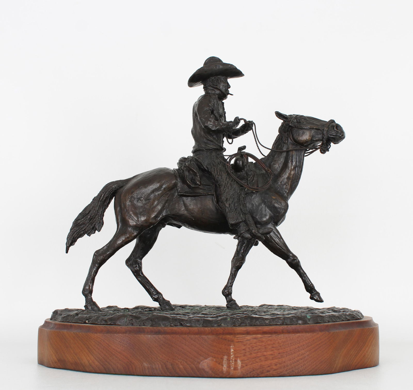 William (Bill) Rains "Breaking a New One" Bronze (1 of 6)