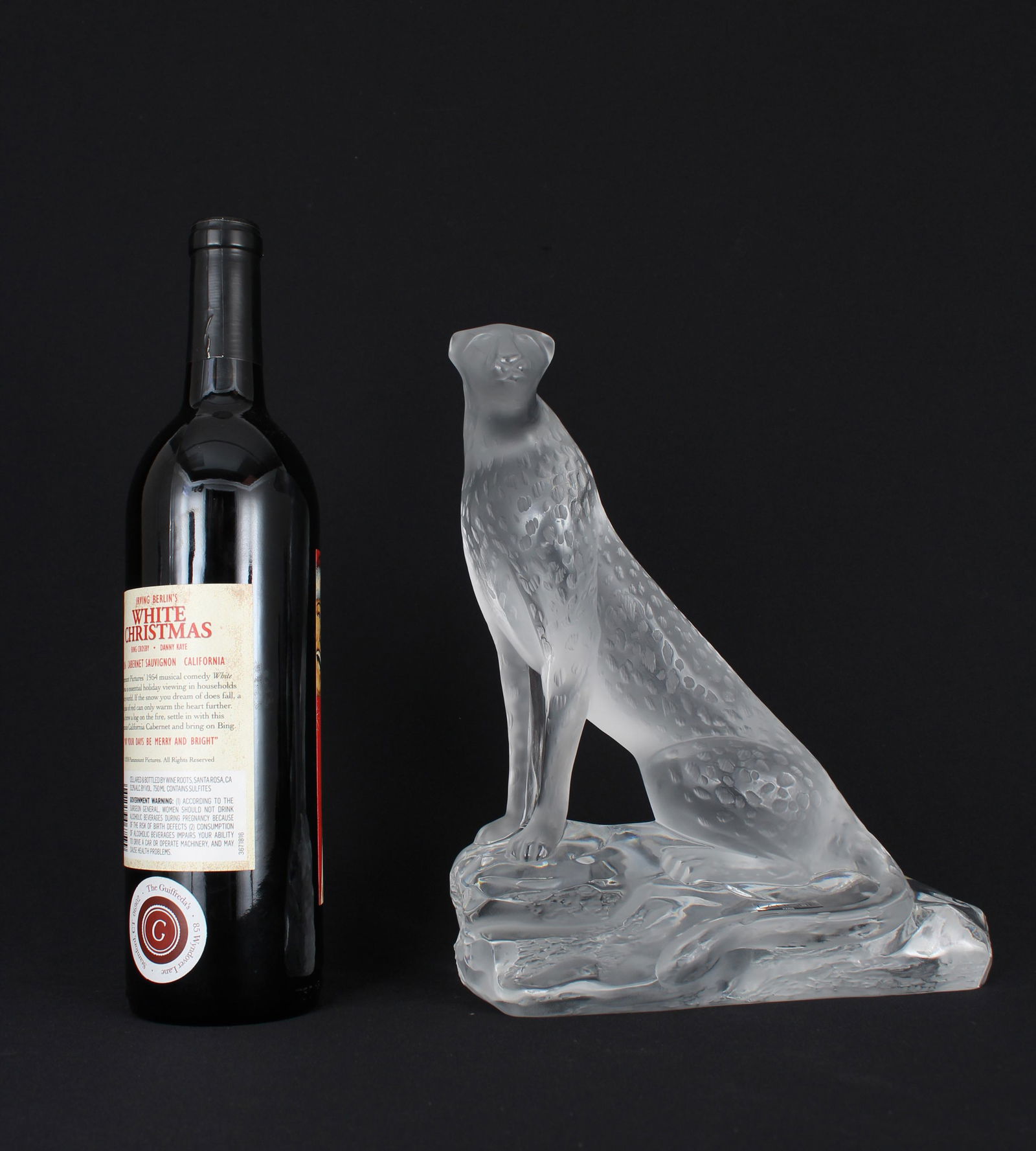 Lalique "Tancrede Cheetah" Figure, Original Box (1 of 6)