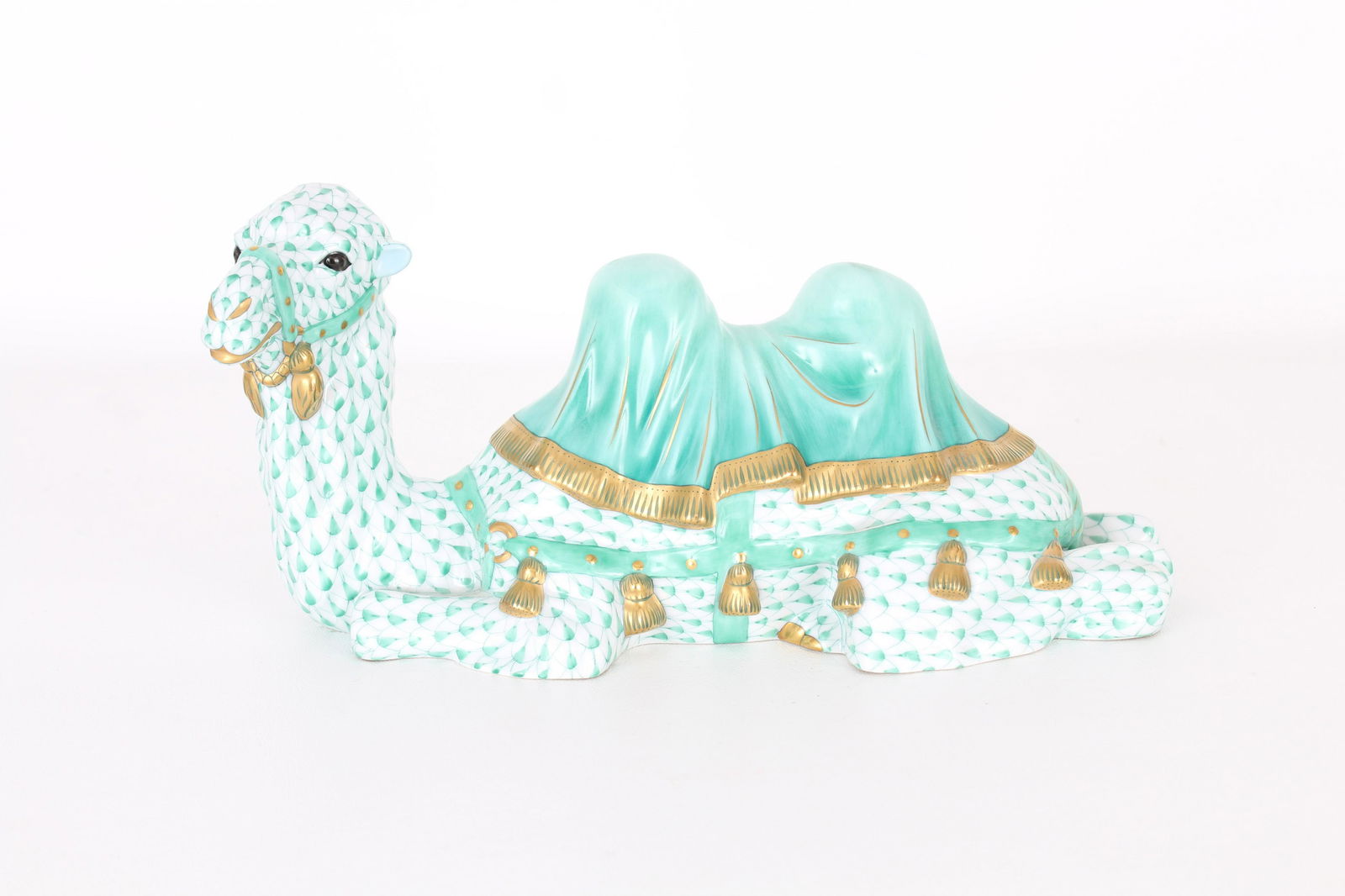 Herend Fishnet Porcelain Camel (1 of 4)