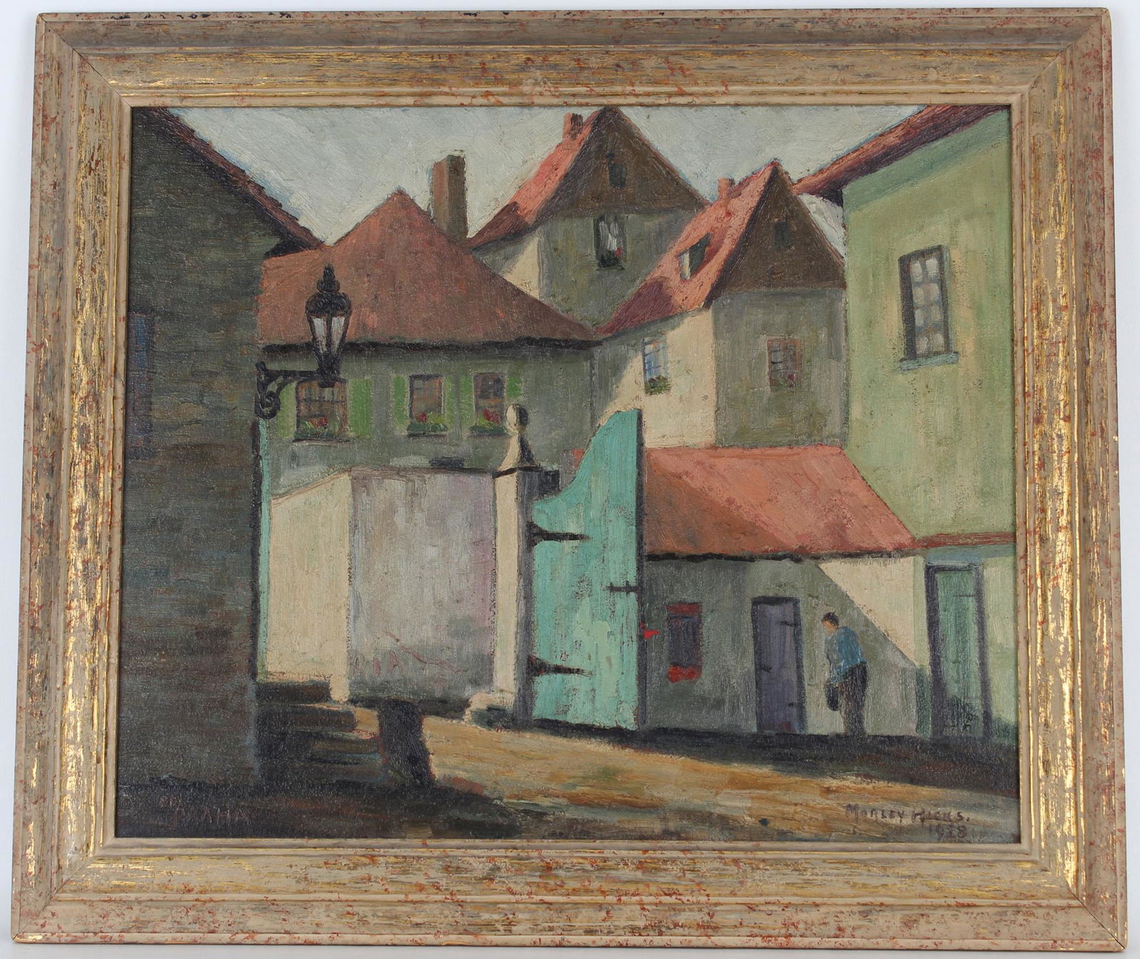 Morley Hicks (1877 - 1959) "Prague: Old Houses" (1 of 5)