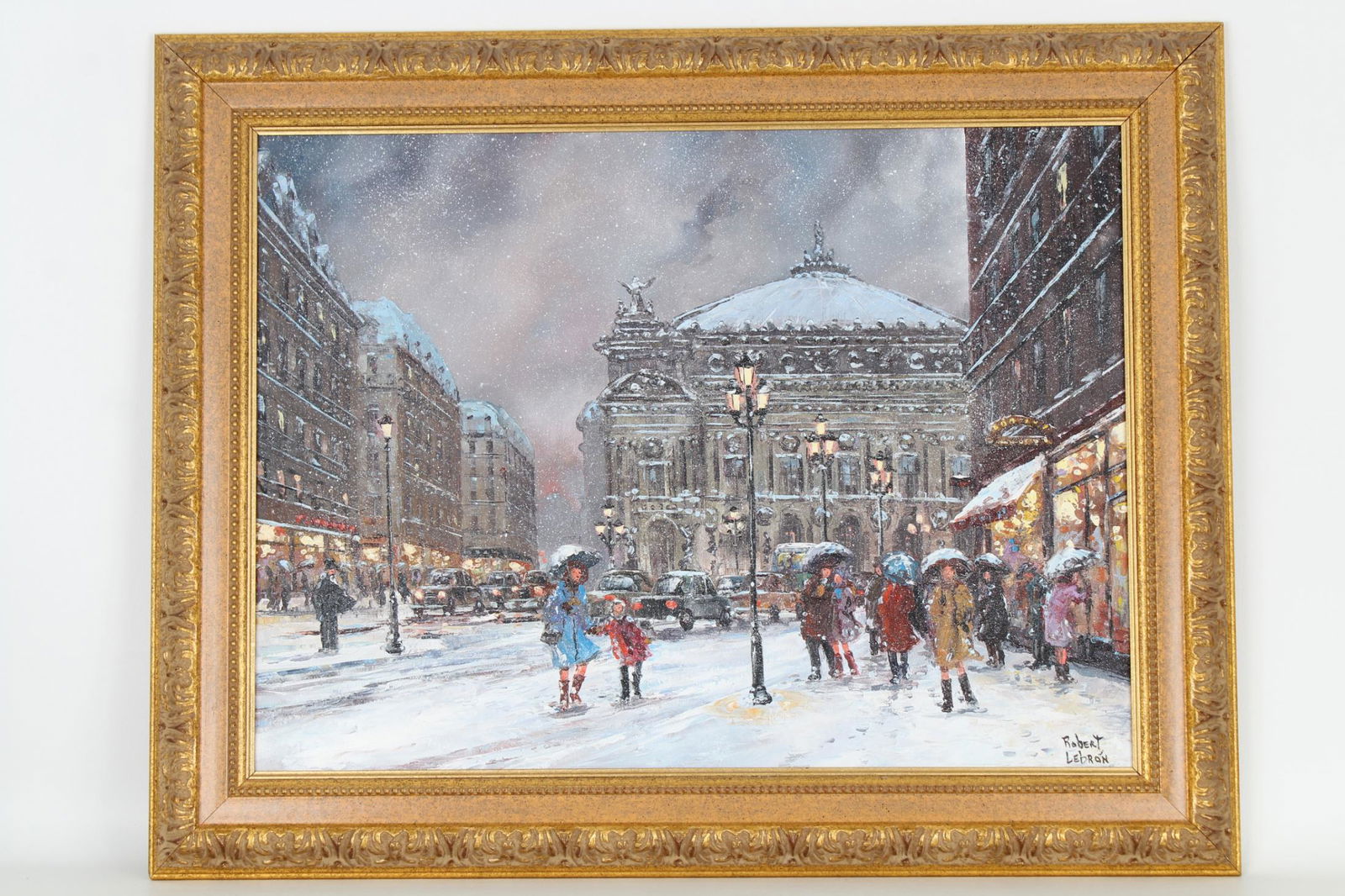 Robert Lebron (1928 - 2013) "Snow Opera" (1 of 4)