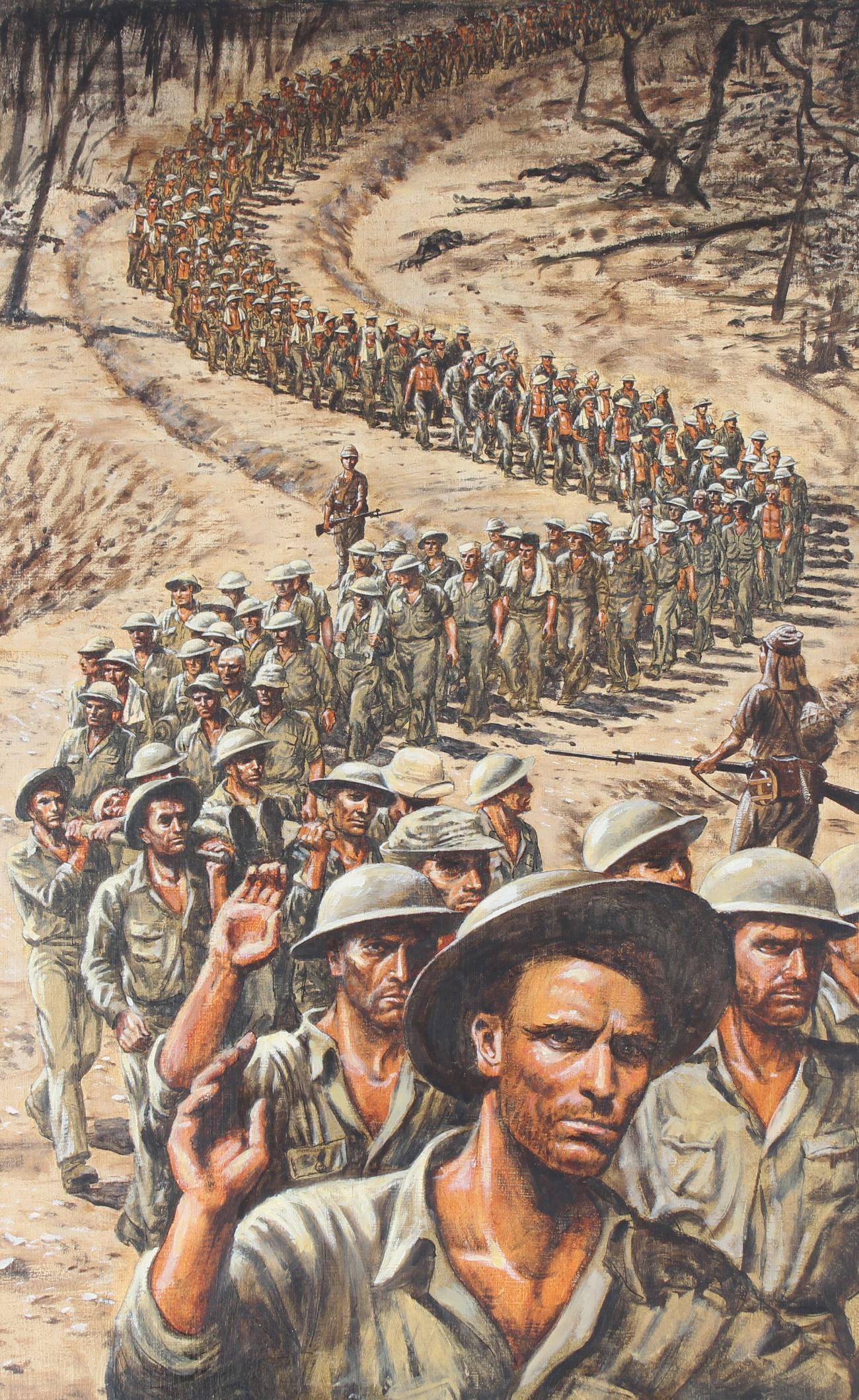 David K Stone (1922 - 2001) "Surrender of Bataan" (1 of 6)