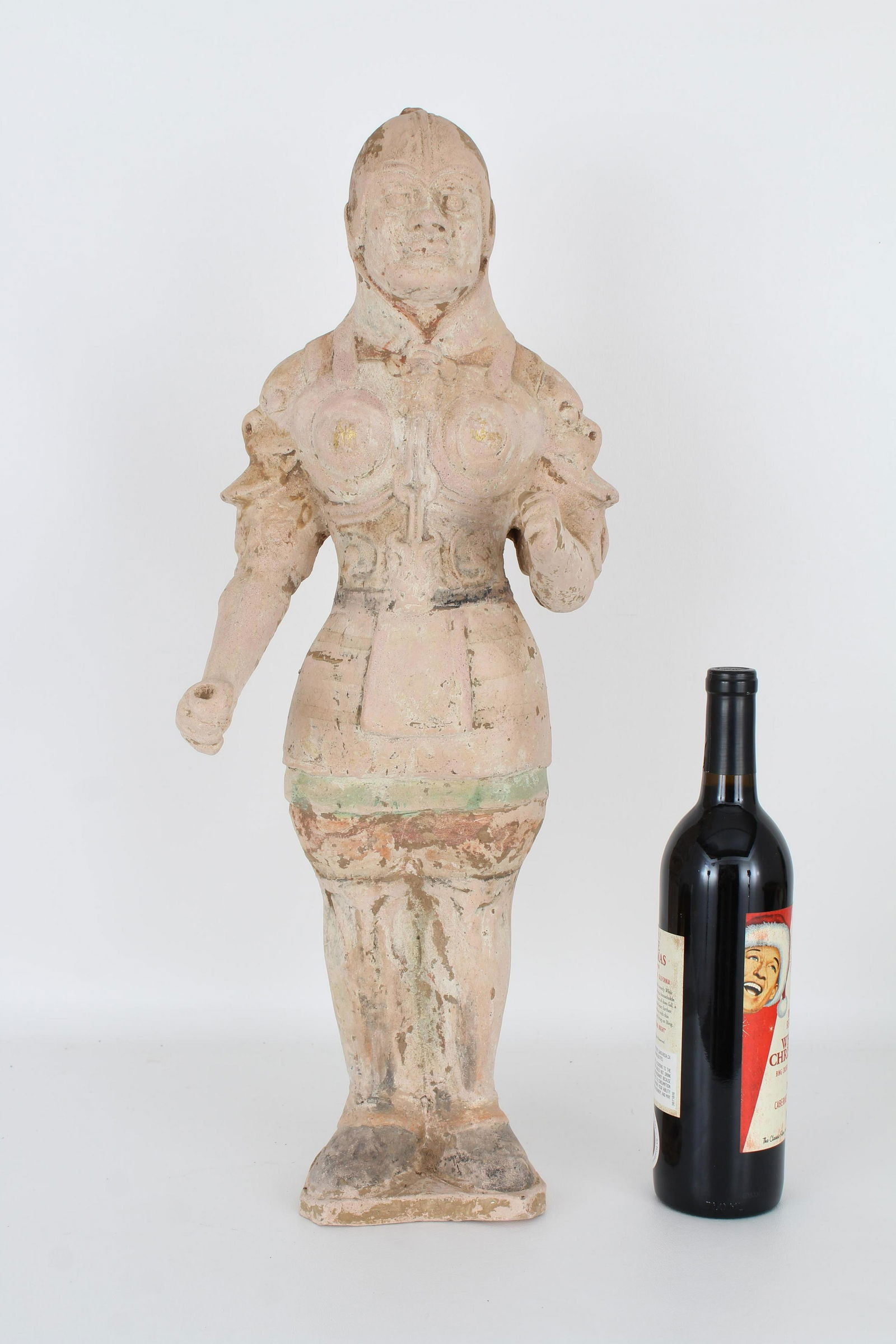 Large Chinese Terracotta Tomb Guardian Figure (1 of 7)