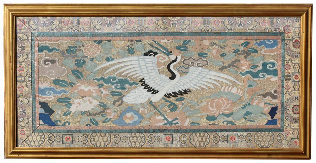 Fine Chinese Antique Forbidden Stitch Textile (1 of 4)