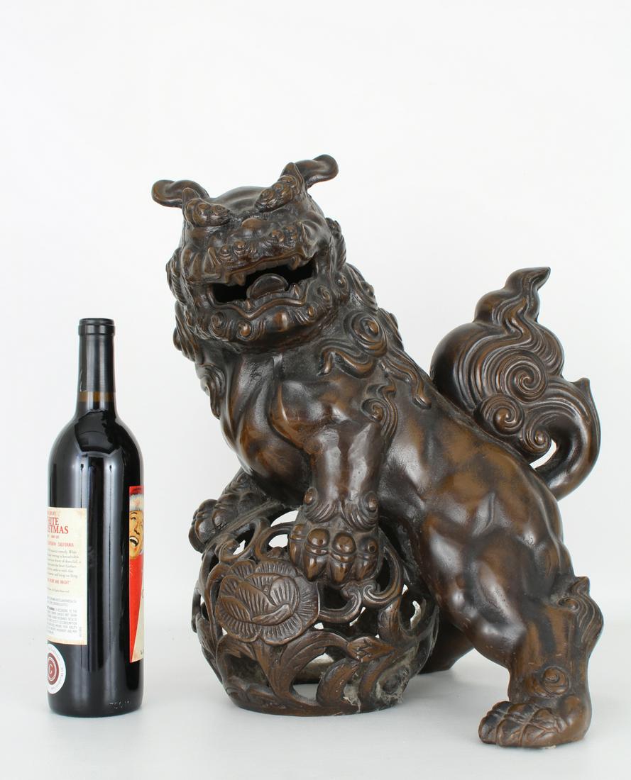 Chinese Bronze Foo Lion (1 of 3)