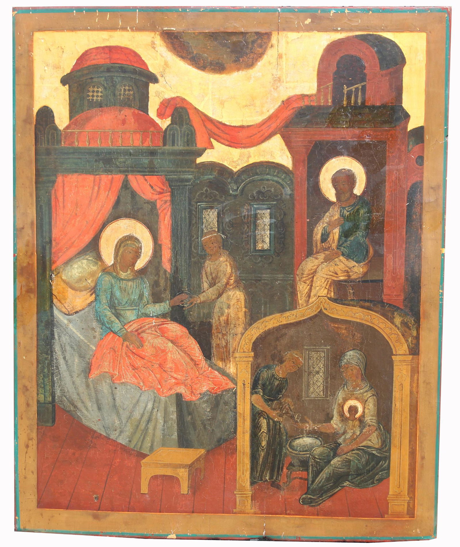 Large Antique Russian Icon (1 of 4)