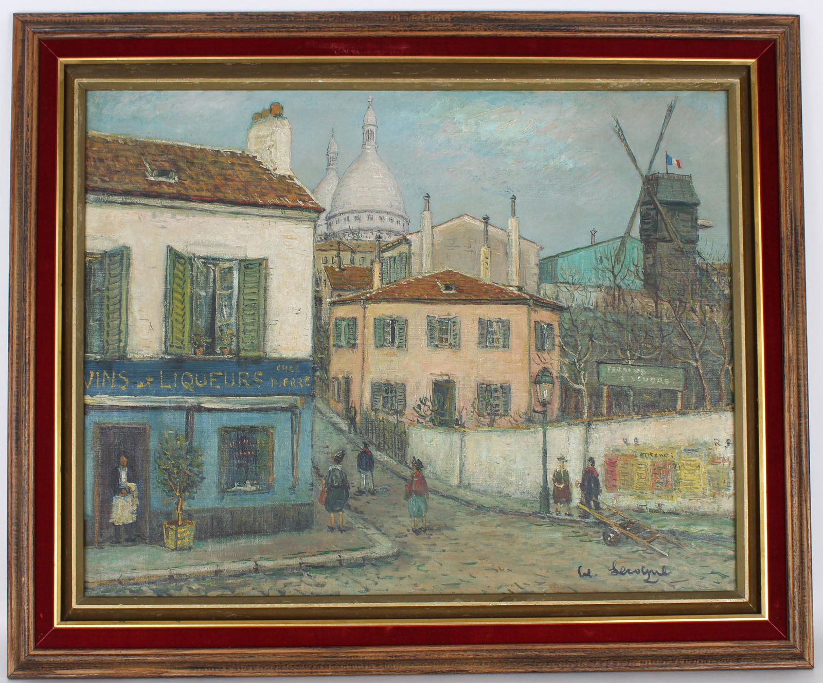 Alois Lecoque (1891 - 1981) Paris Street Scene (1 of 7)