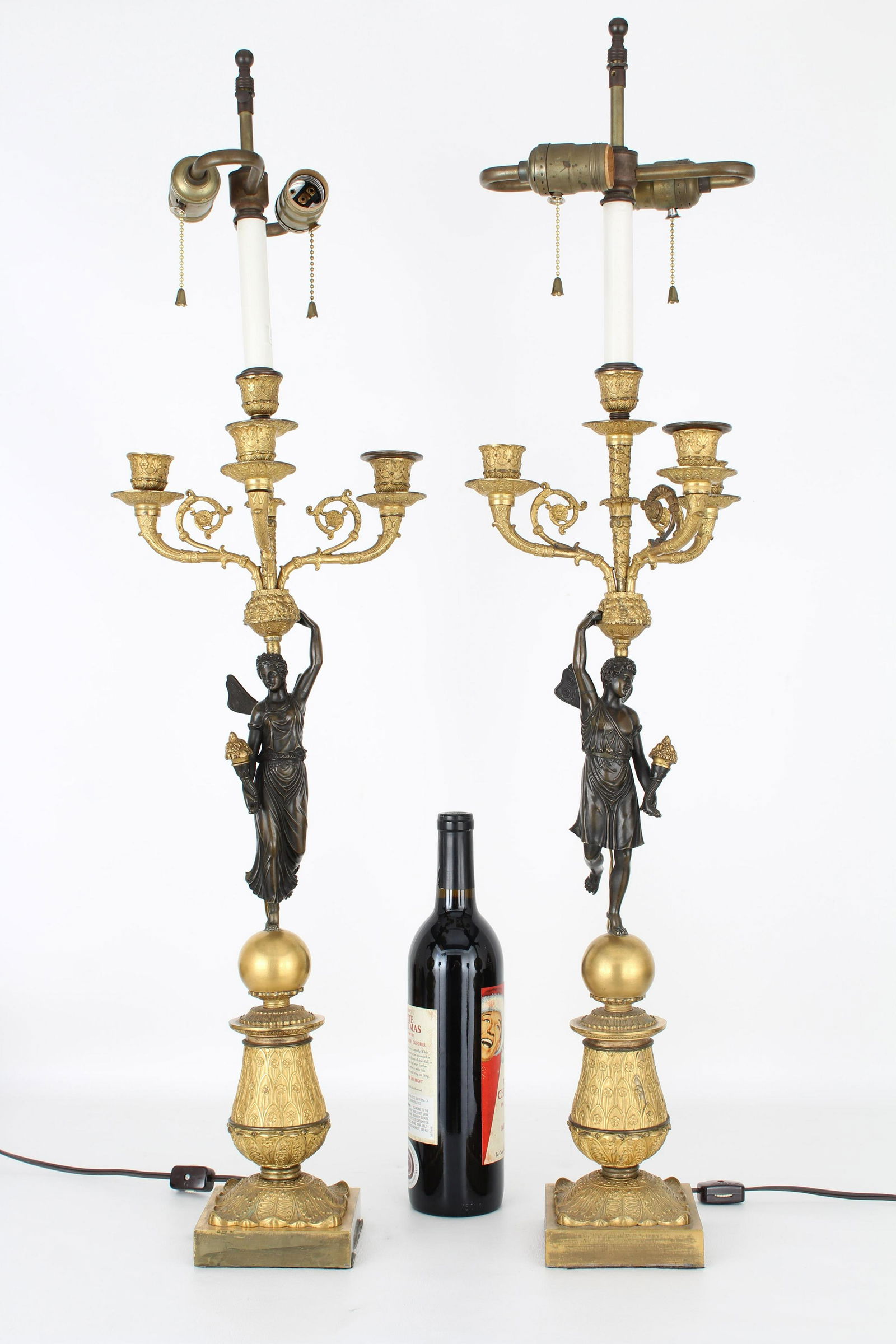 19th C. French Empire Figural Candelabra (1 of 5)