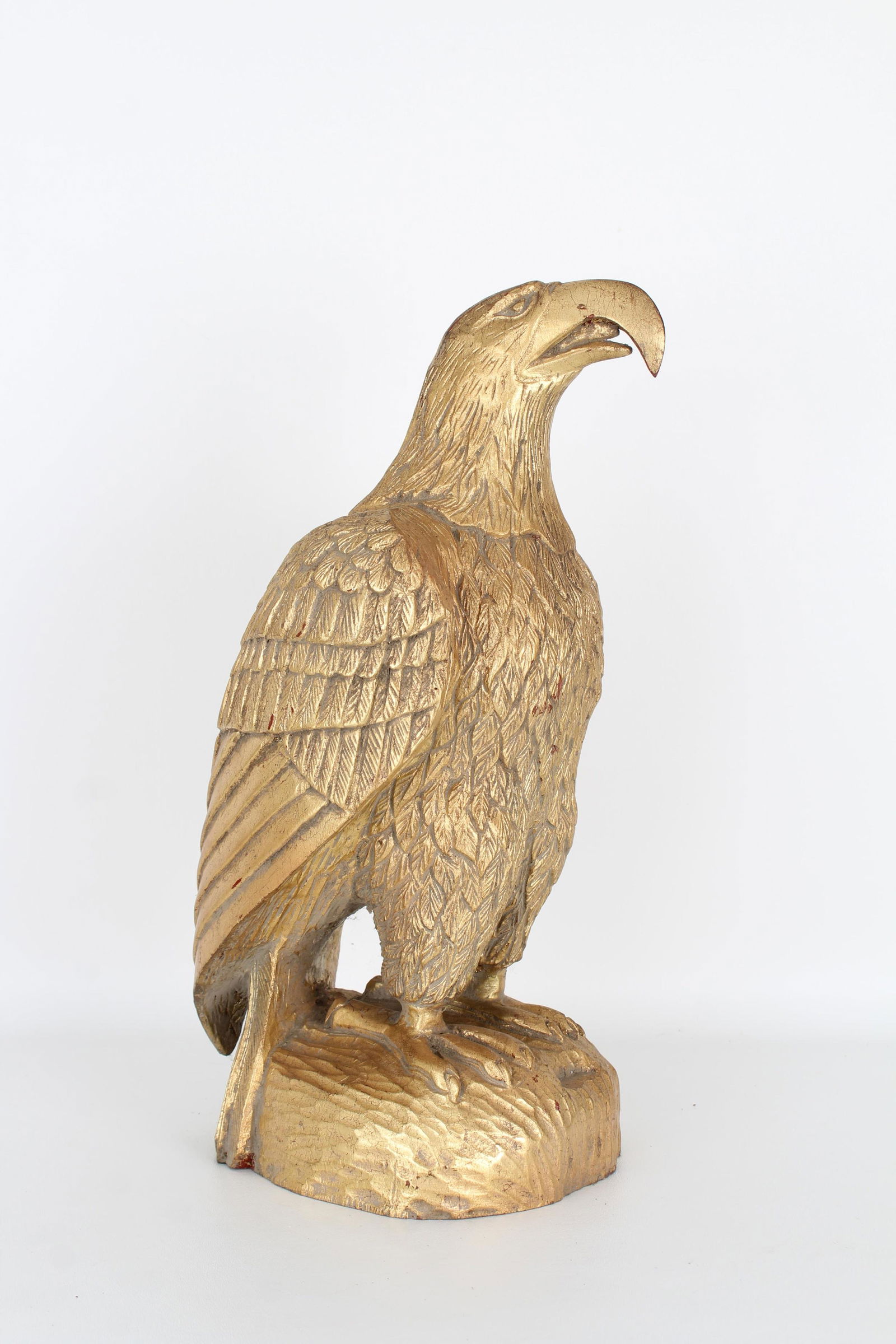 Carved Gilt/Wood Eagle Figure (1 of 4)