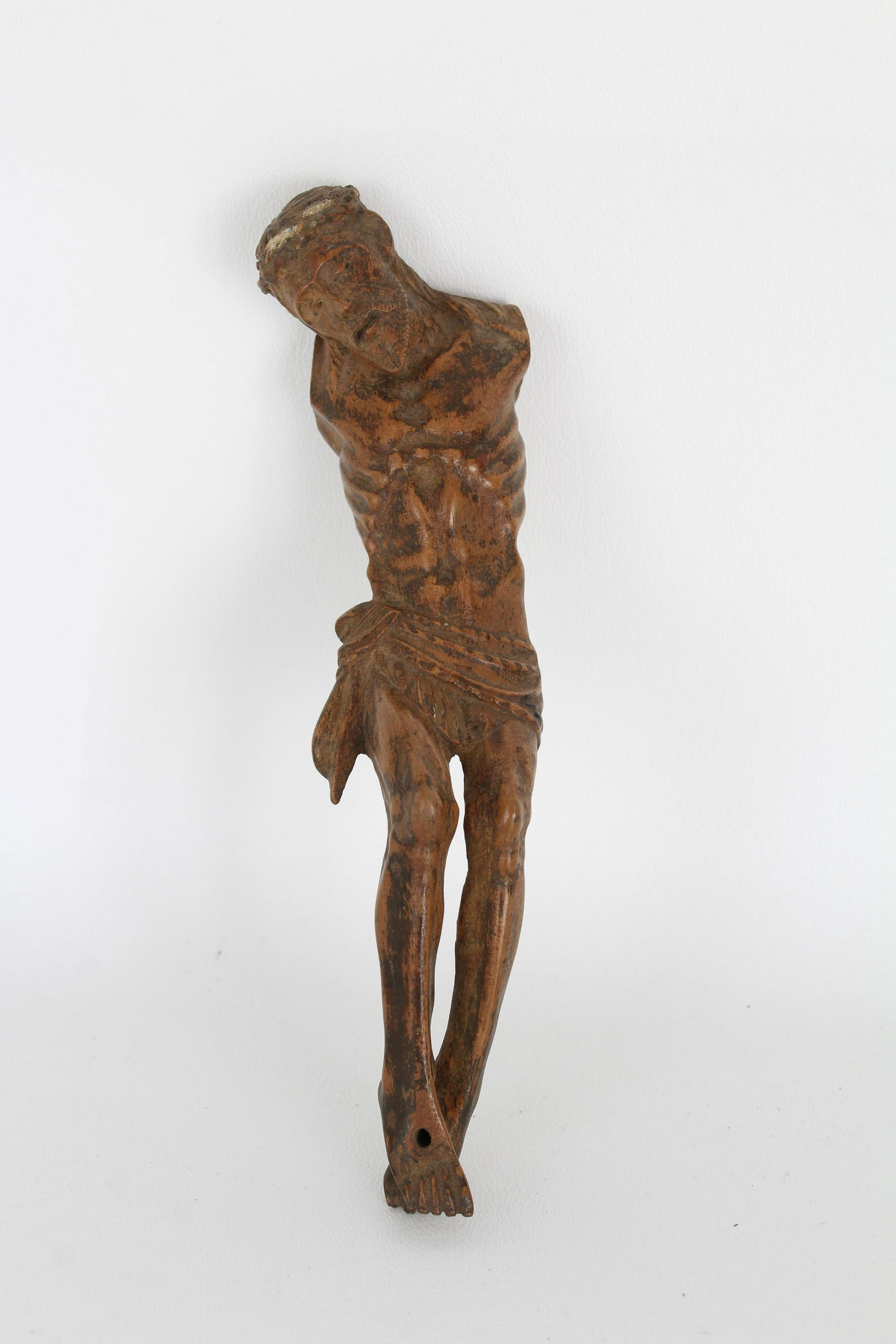 17th Century Carved Wood Christ Figure (1 of 2)