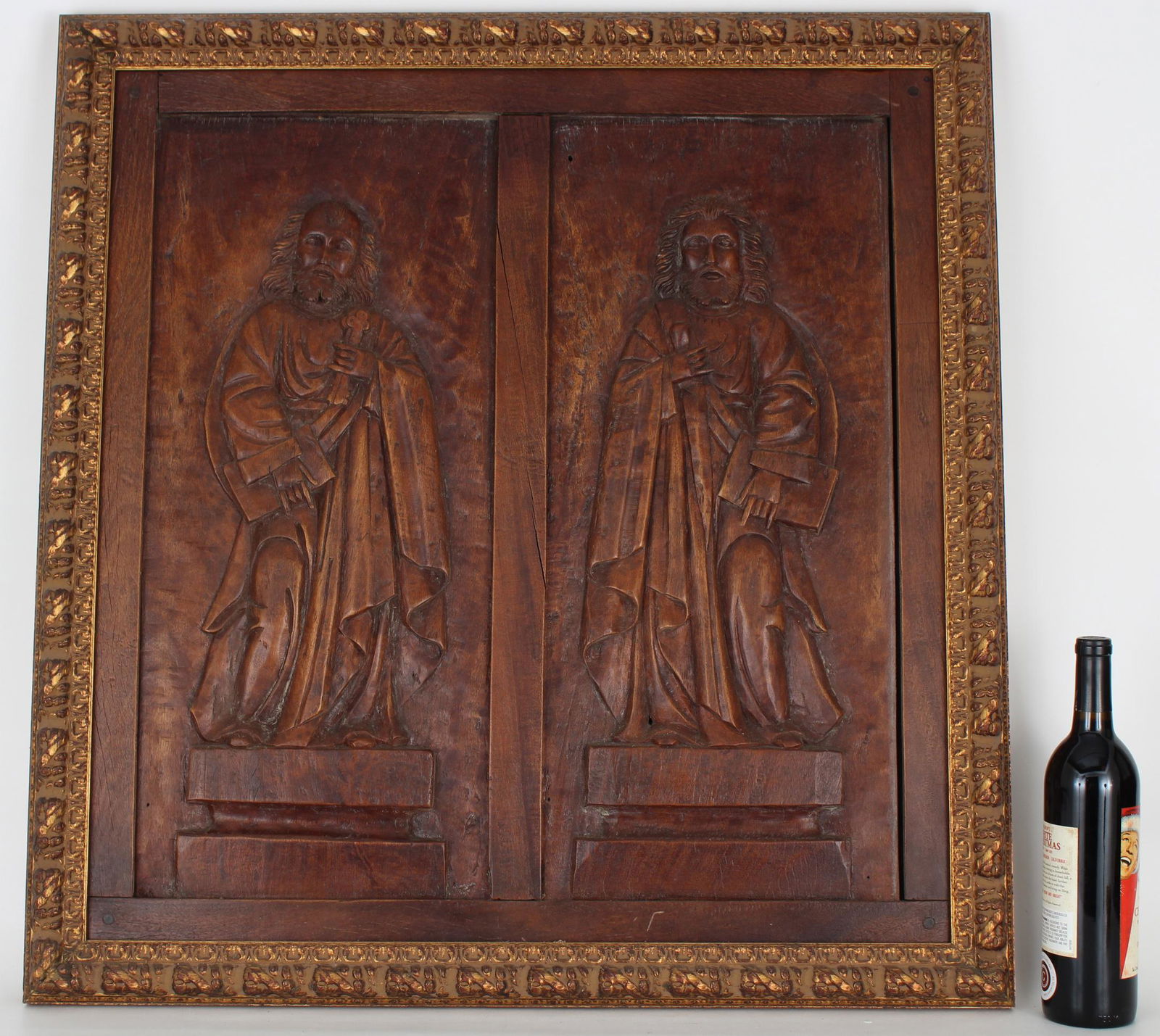 Antique European Carved Relief, Peter and Paul (1 of 5)