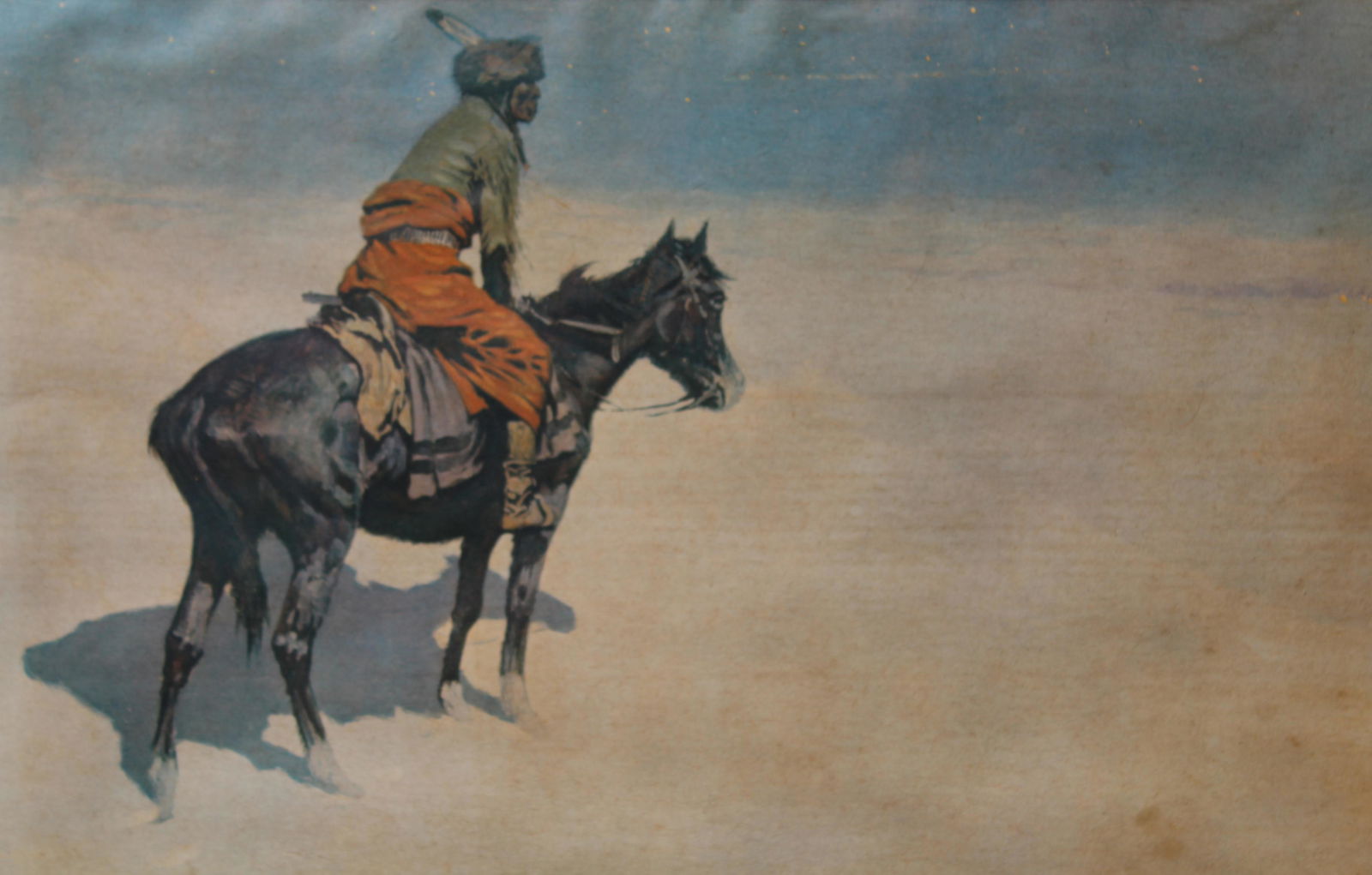 Remington "The Scout" Lithograph (1 of 4)