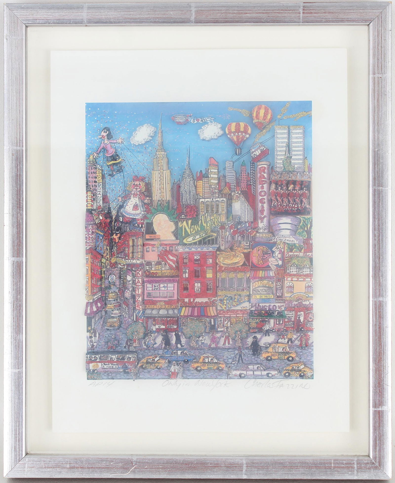 Charles Fazzino (B. 1955) "Only in New York" (1 of 3)
