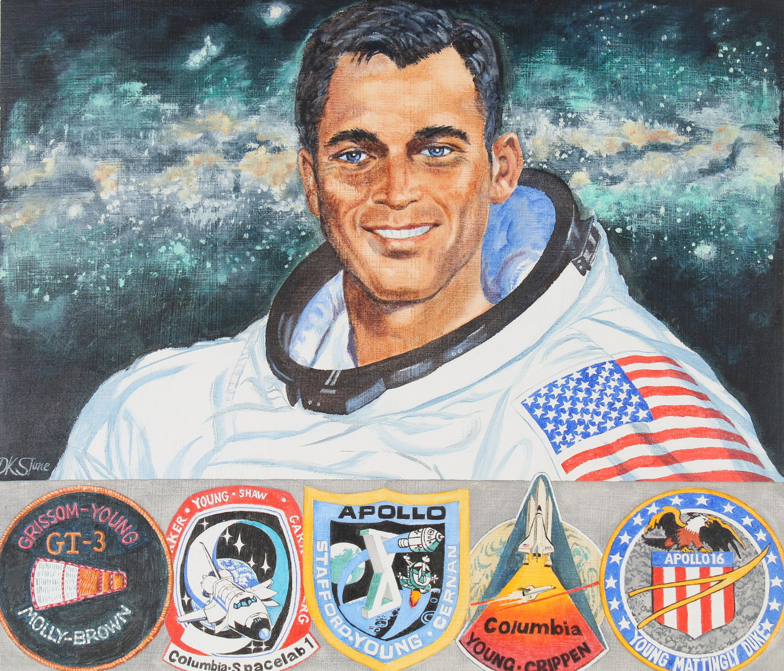 David K. Stone (1922 - 2001) "Captain John Young" (1 of 5)