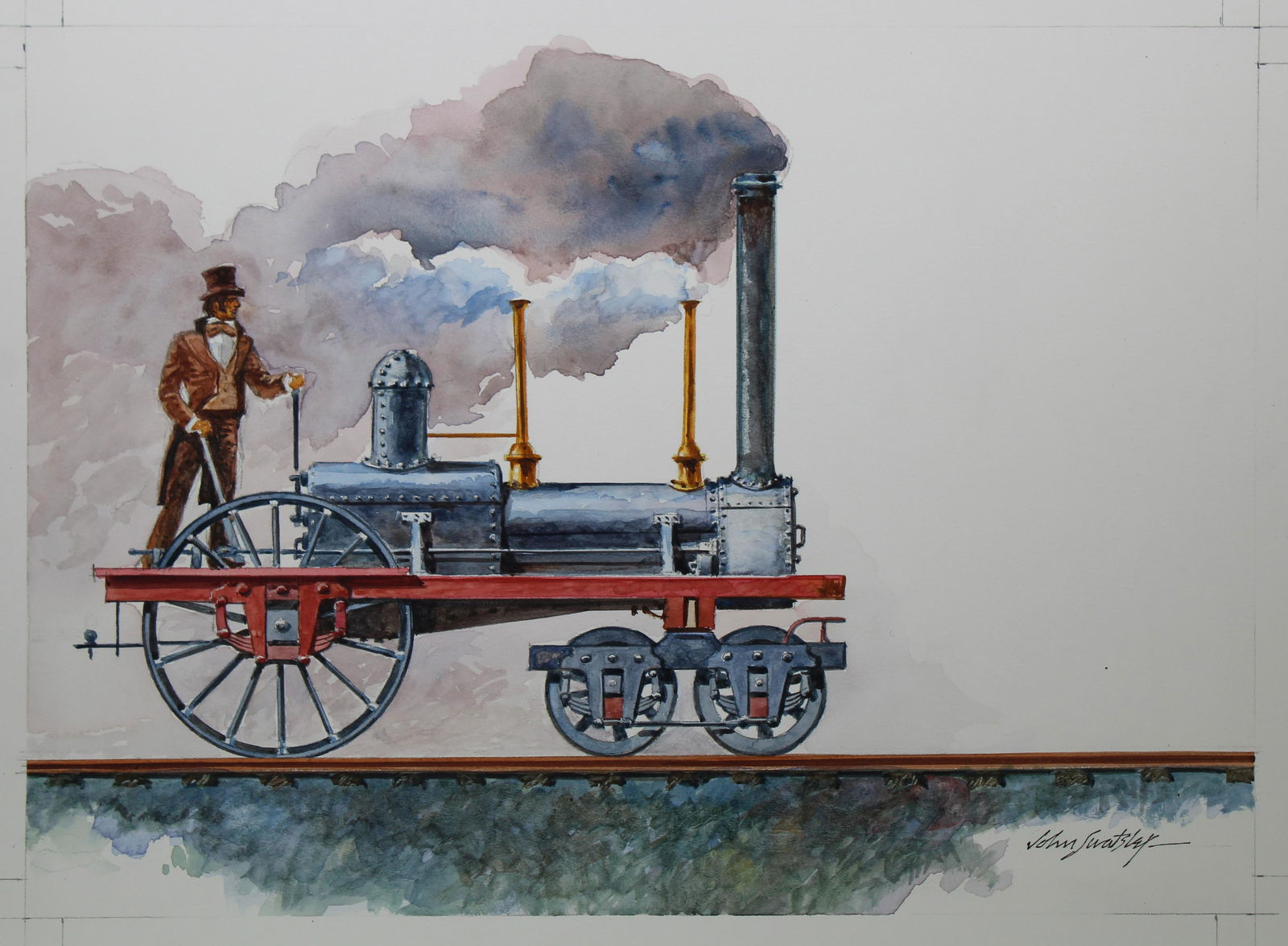 John Swatsley (B. 1937) "Brother Jonathan Loco" (1 of 4)