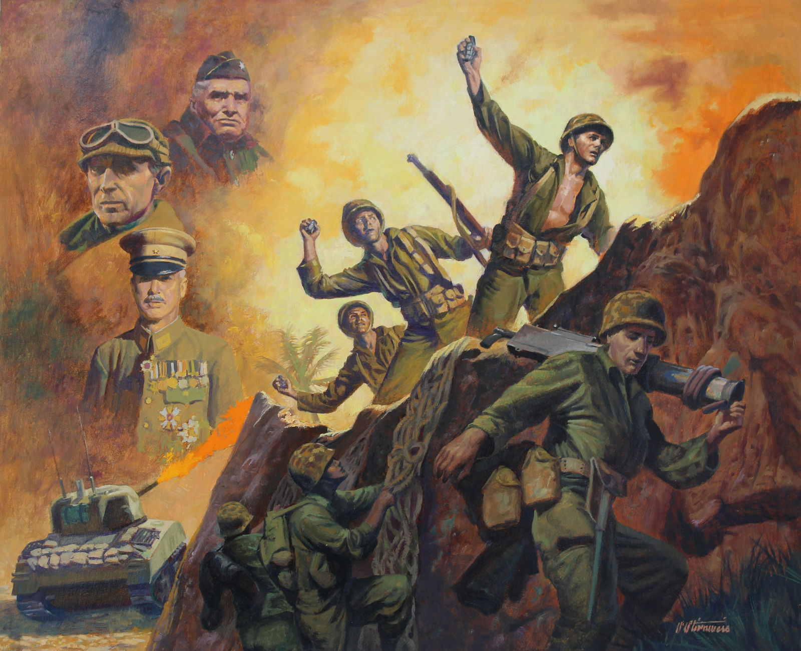 Shannon Stirnweis (B. 1931) Okinawa Invaded by US (1 of 4)